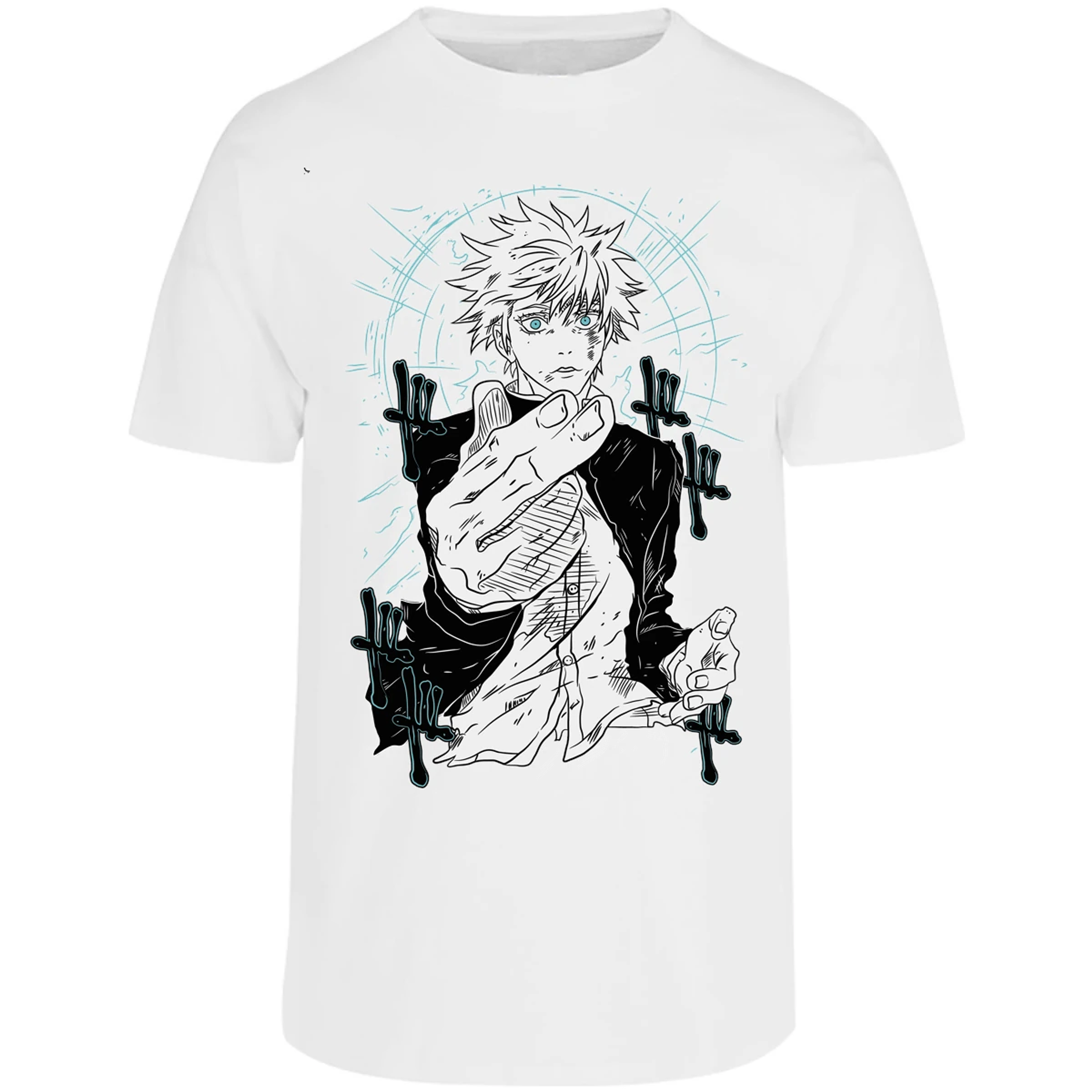 Playera Jujutsu Kaisen Gojo Basic para Adulto 15