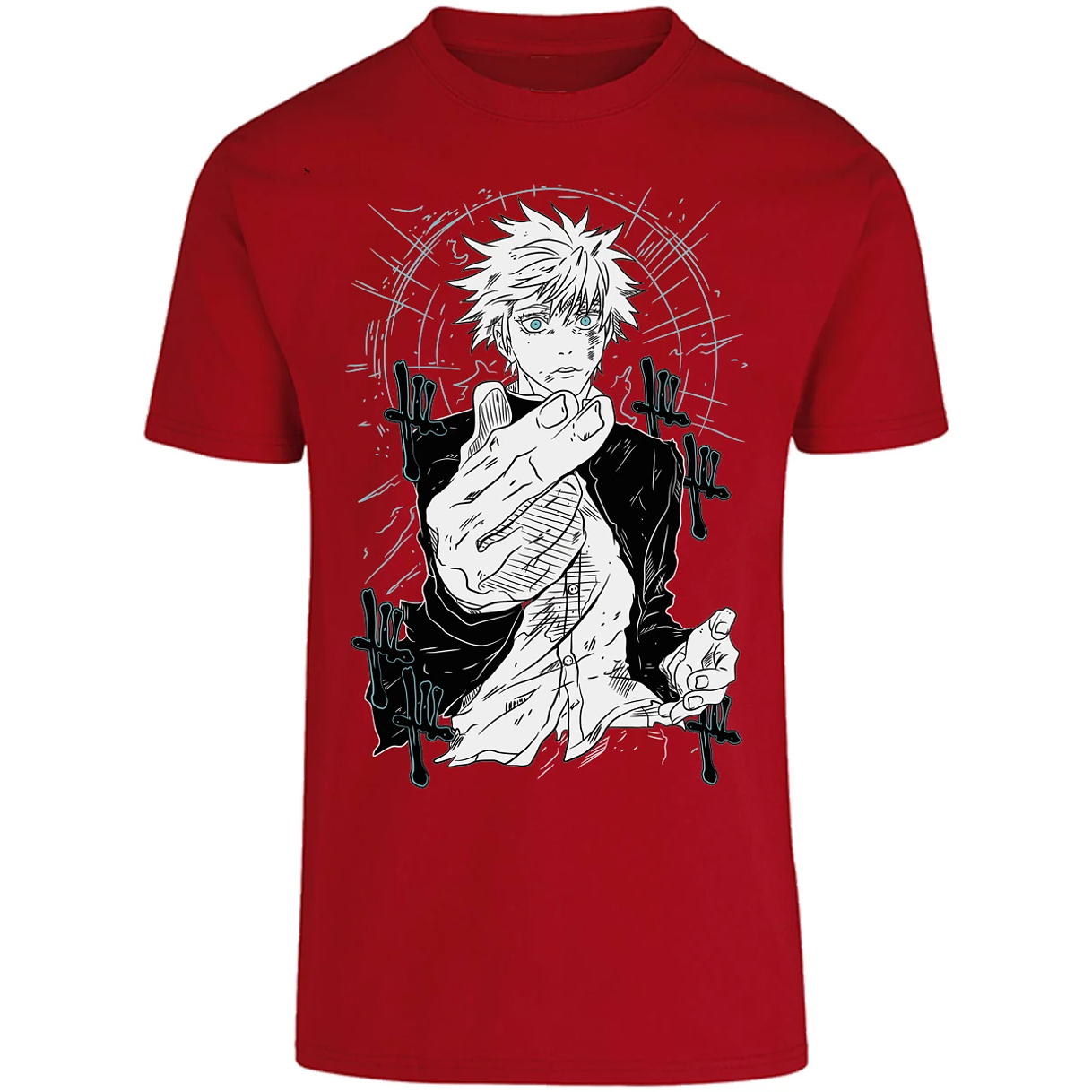 Playera Jujutsu Kaisen Gojo Basic para Adulto 8