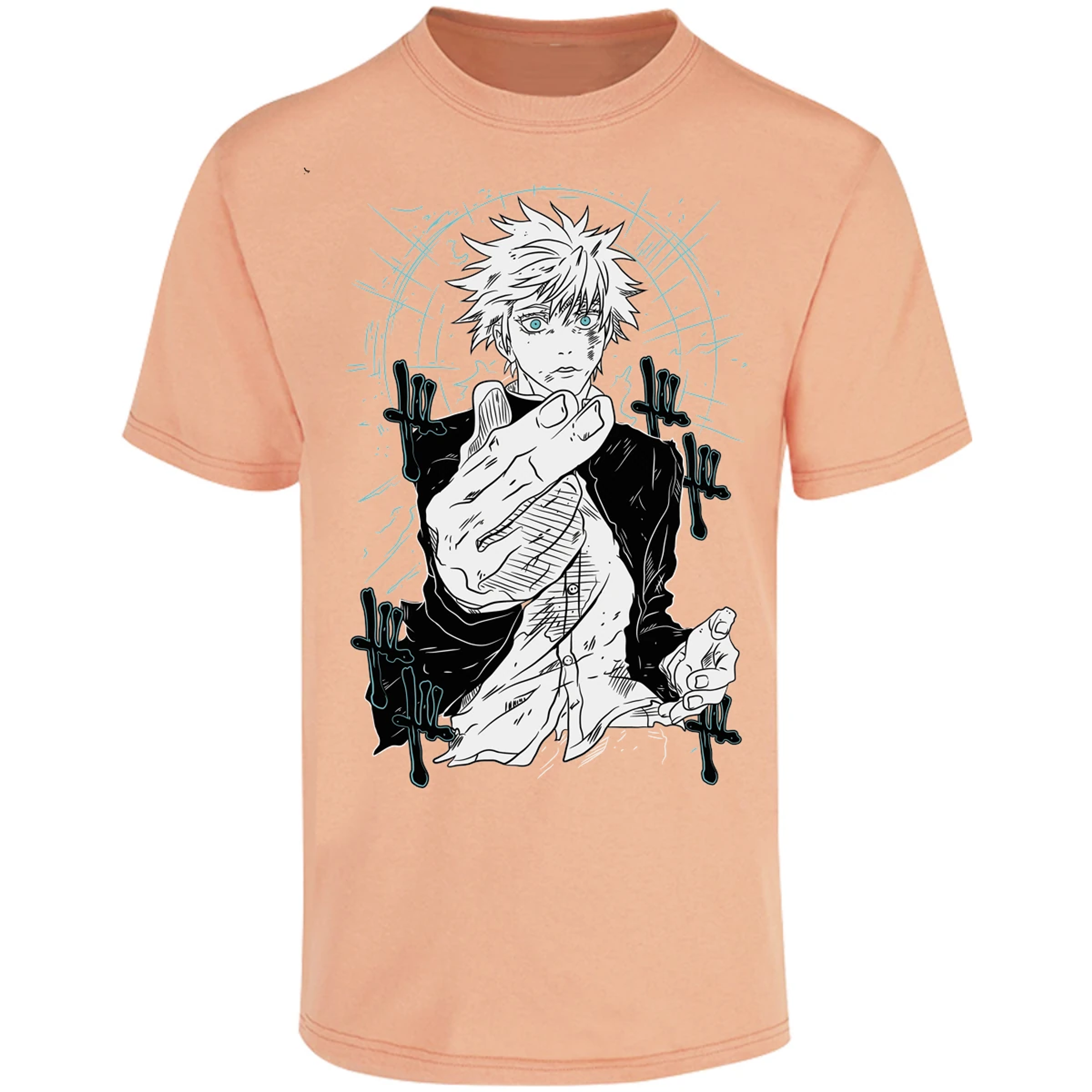 Playera Jujutsu Kaisen Gojo Basic para Adulto 12