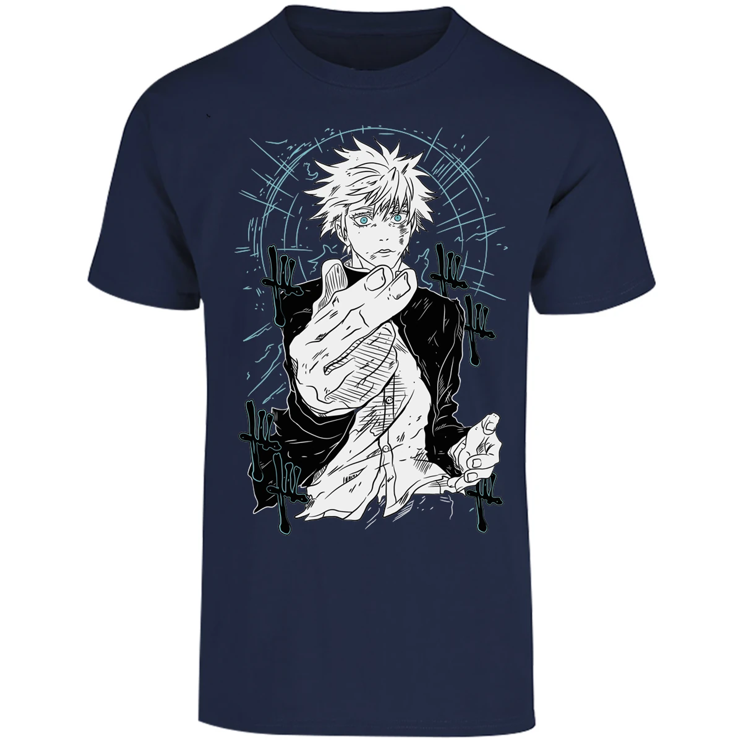 Playera Jujutsu Kaisen Gojo Basic para Adulto 11
