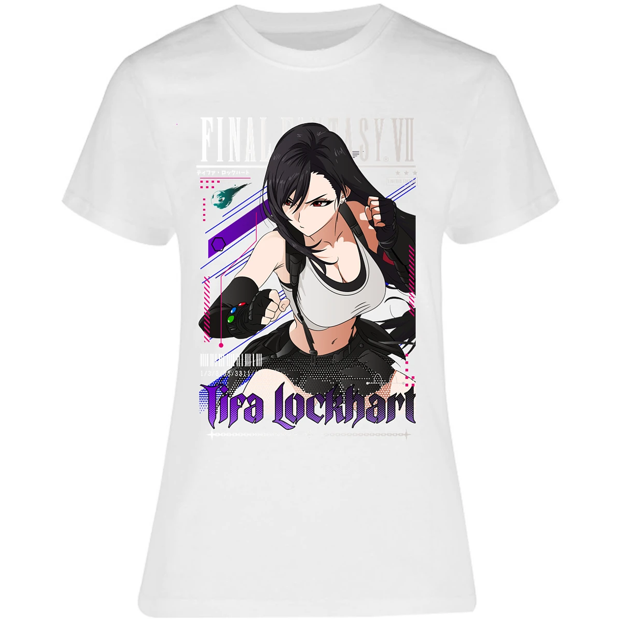 Blusa Final Fantasy Vii Tifa Lockhart Blusa para Mujer 4