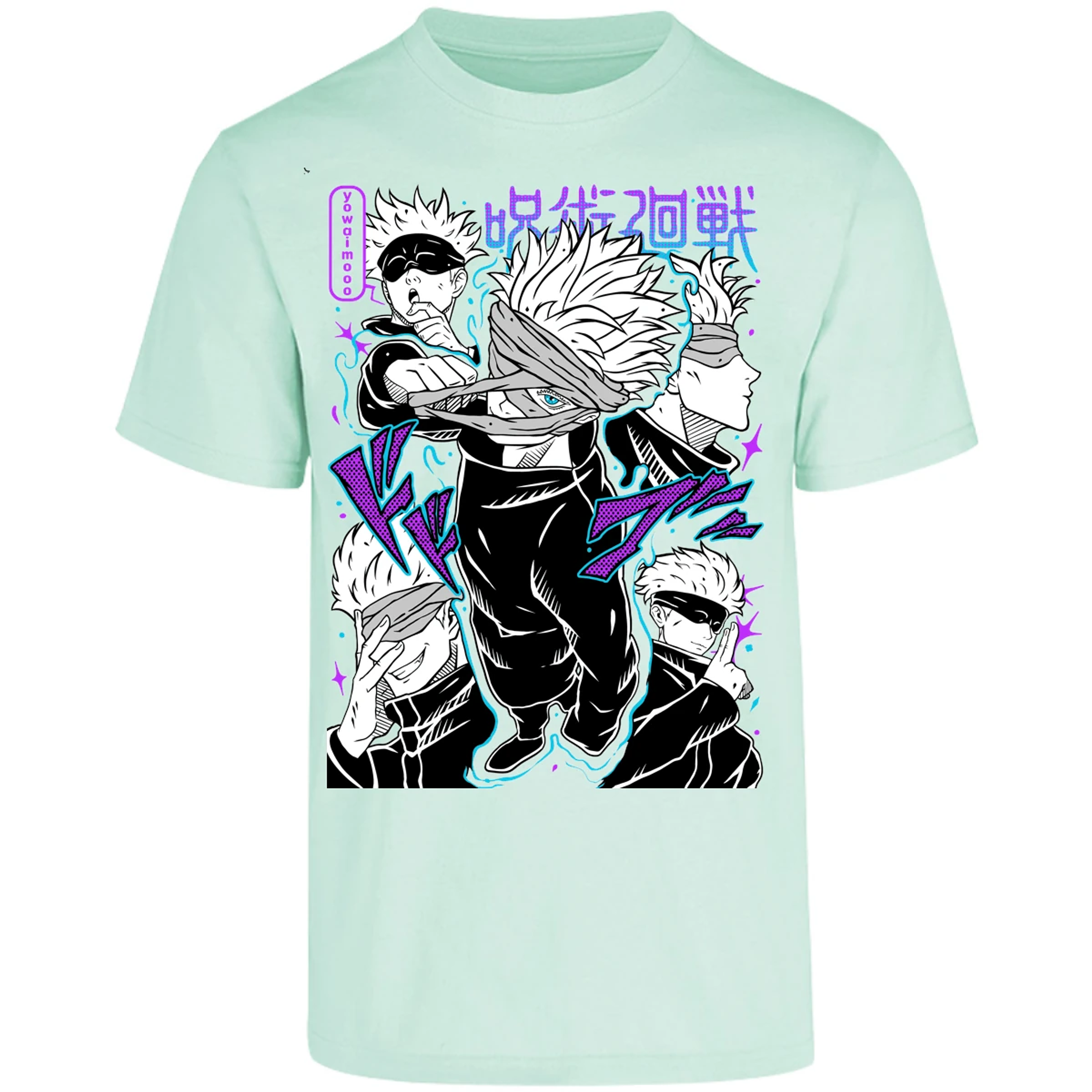 Playera Jujutsu Kaisen Gojo Eye para Adulto 11
