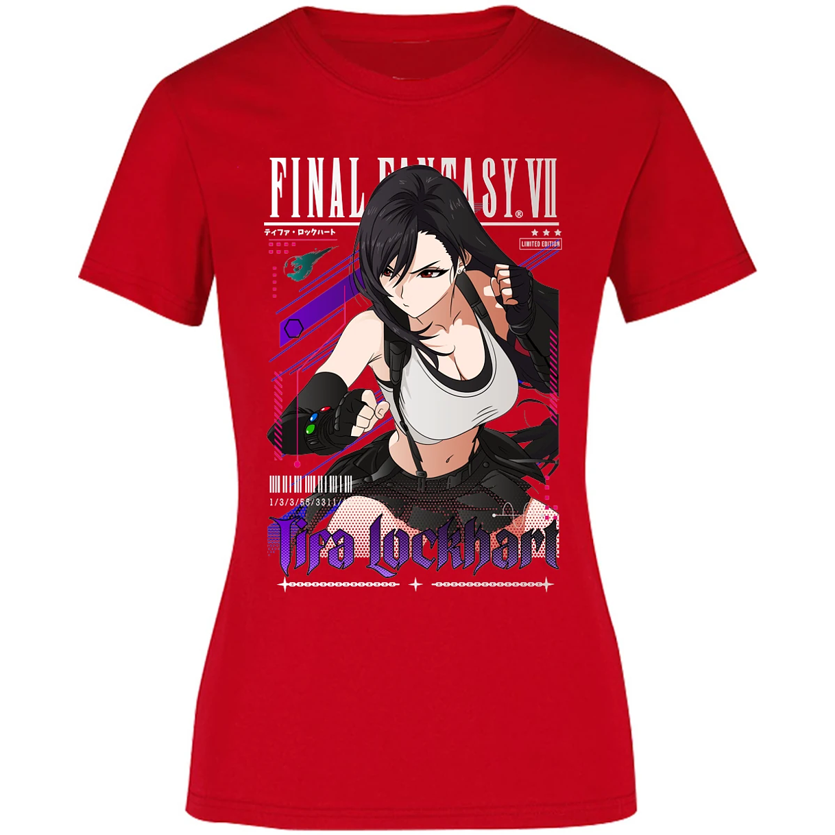 Blusa Final Fantasy Vii Tifa Lockhart Blusa para Mujer 7
