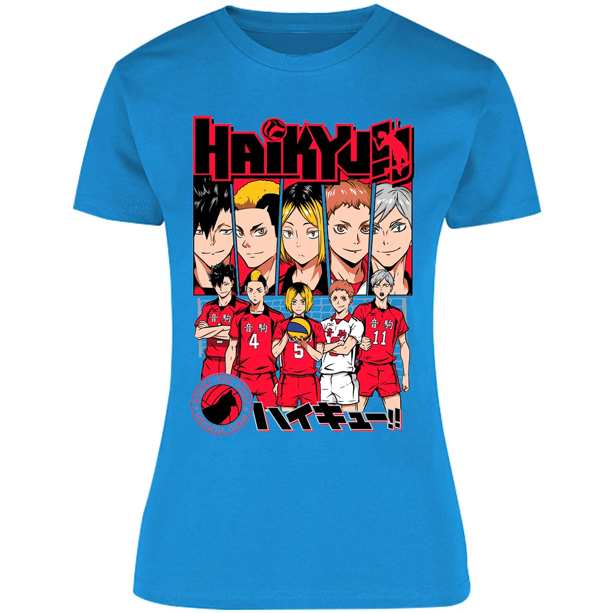 Blusa Haikyuu Haikyuu Nekoma Blusa para Mujer 1