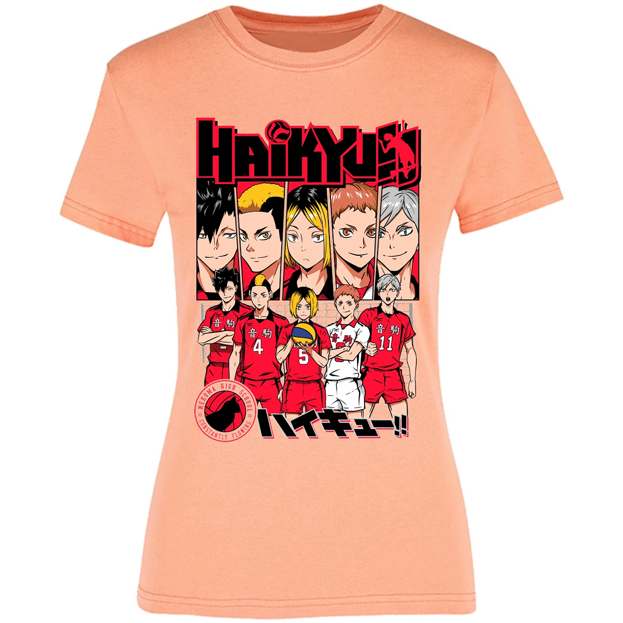 Blusa Haikyuu Haikyuu Nekoma Blusa para Mujer 13
