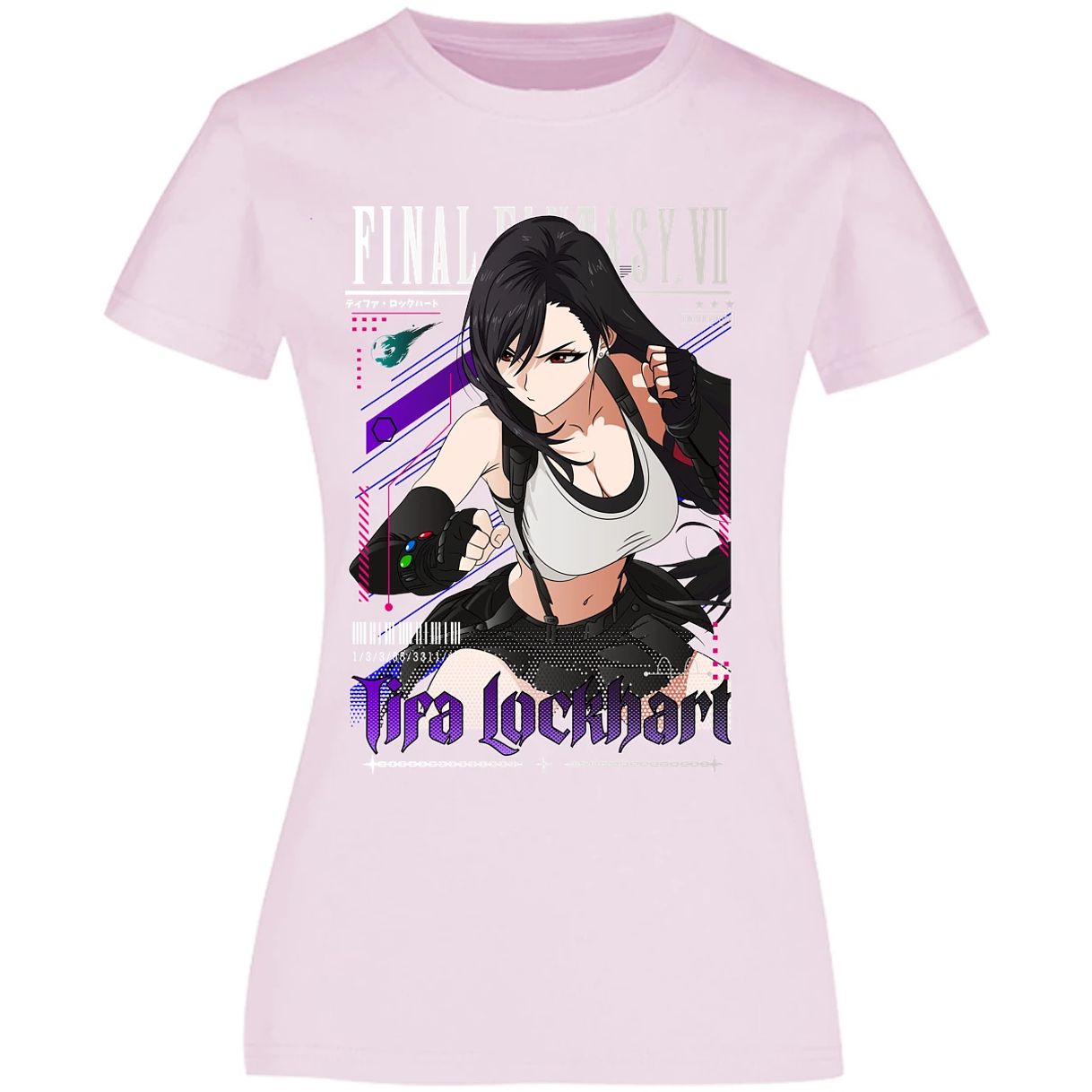 Blusa Final Fantasy Vii Tifa Lockhart Blusa para Mujer 17