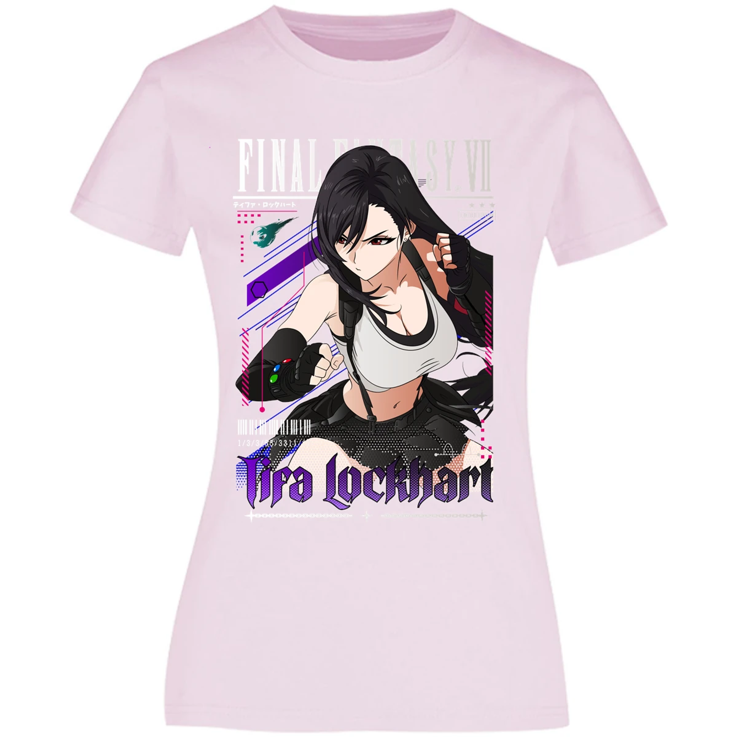 Blusa Final Fantasy Vii Tifa Lockhart Blusa para Mujer 17
