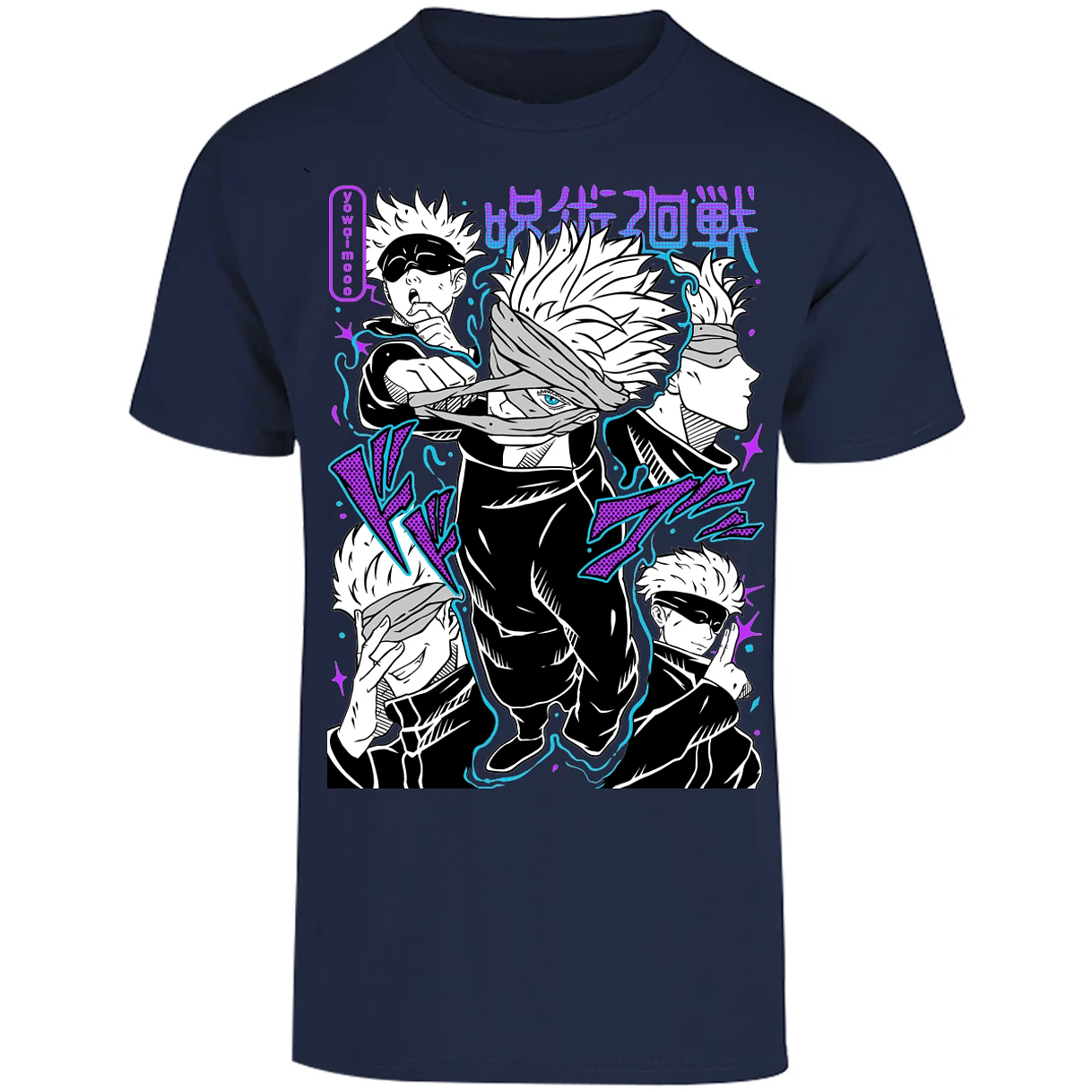 Playera Jujutsu Kaisen Gojo Eye para Adulto 16