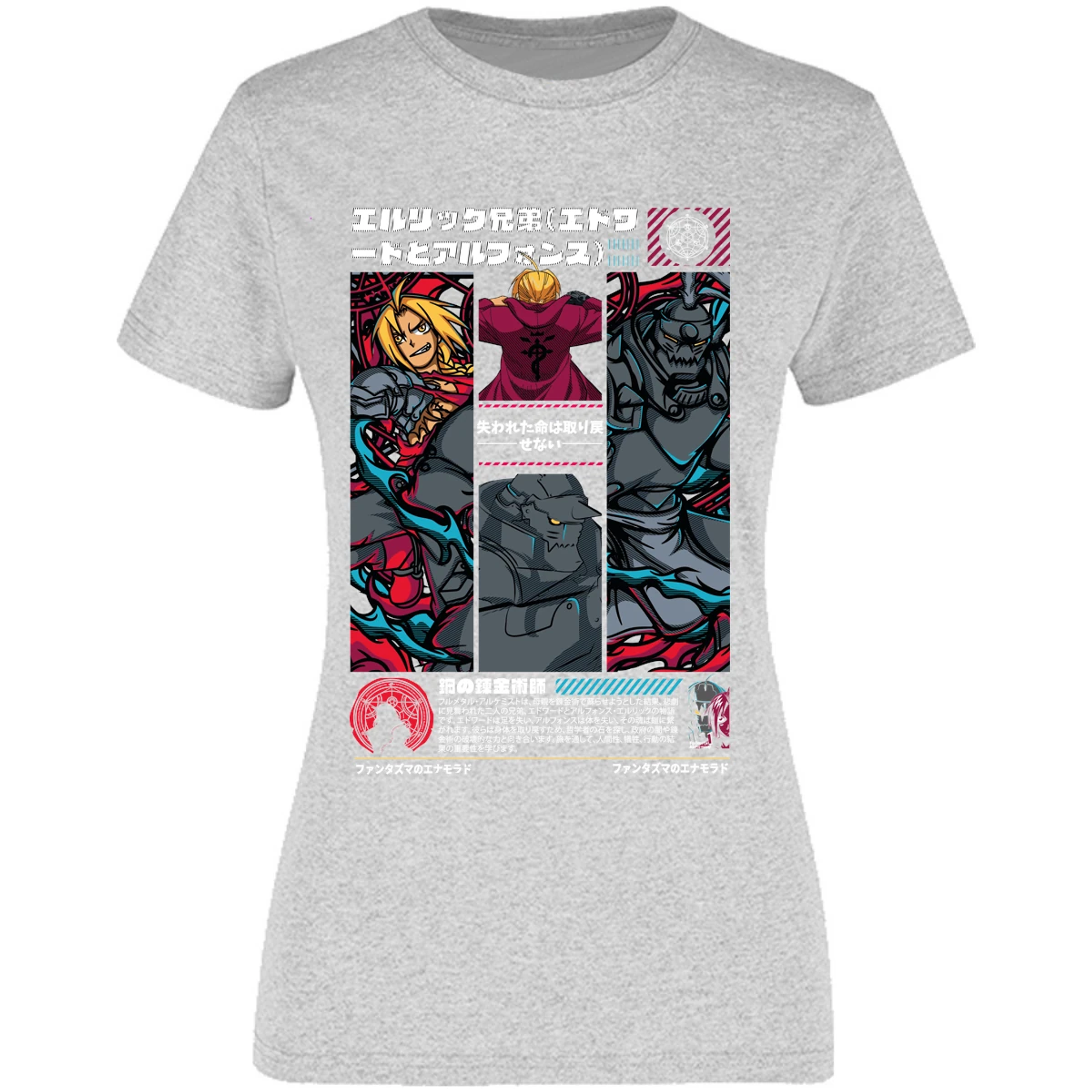 Blusa Full Metal Alchemist Full Metal Alchemist Blusa para Mujer 15