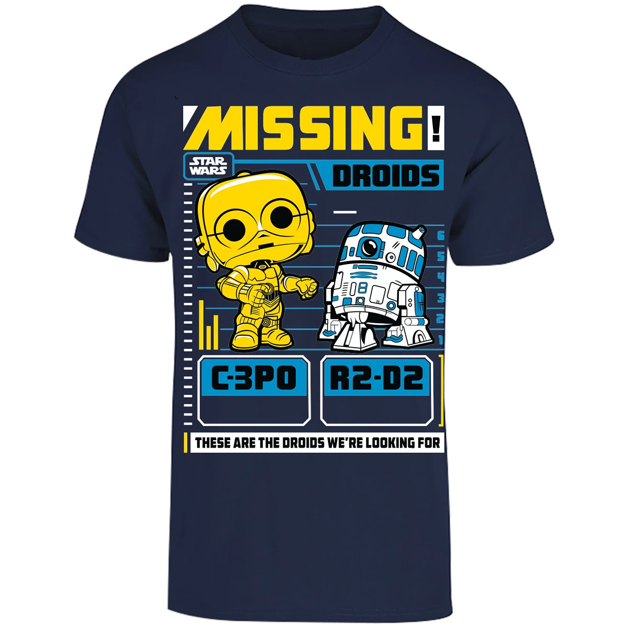 Playera Funko Funko Missing Droids para Adulto 3