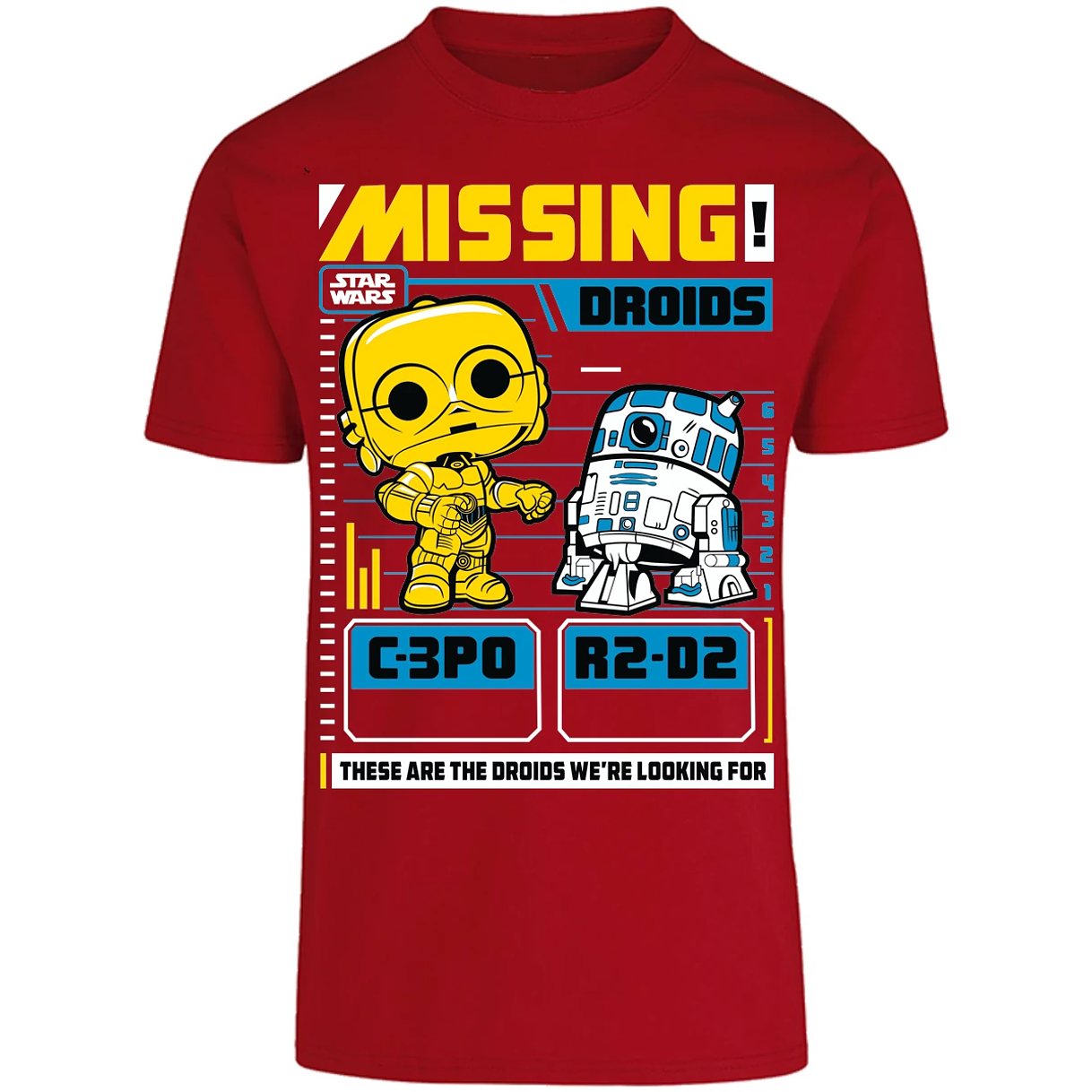 Playera Funko Funko Missing Droids para Adulto 12