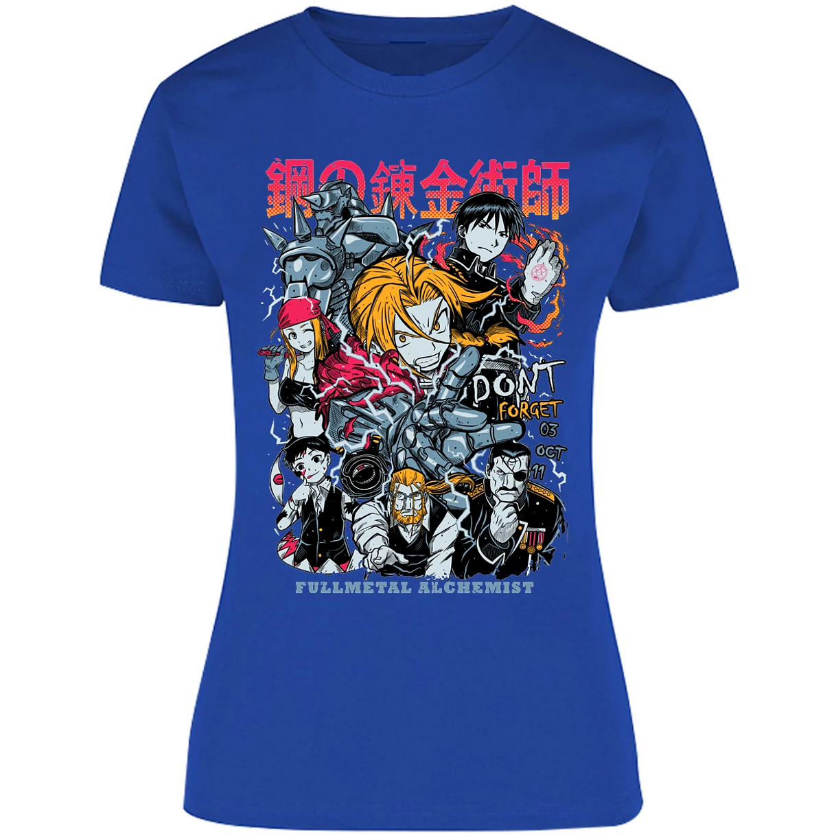 Blusa Full Metal Alchemist Full Metal Anime Blusa para Mujer 1