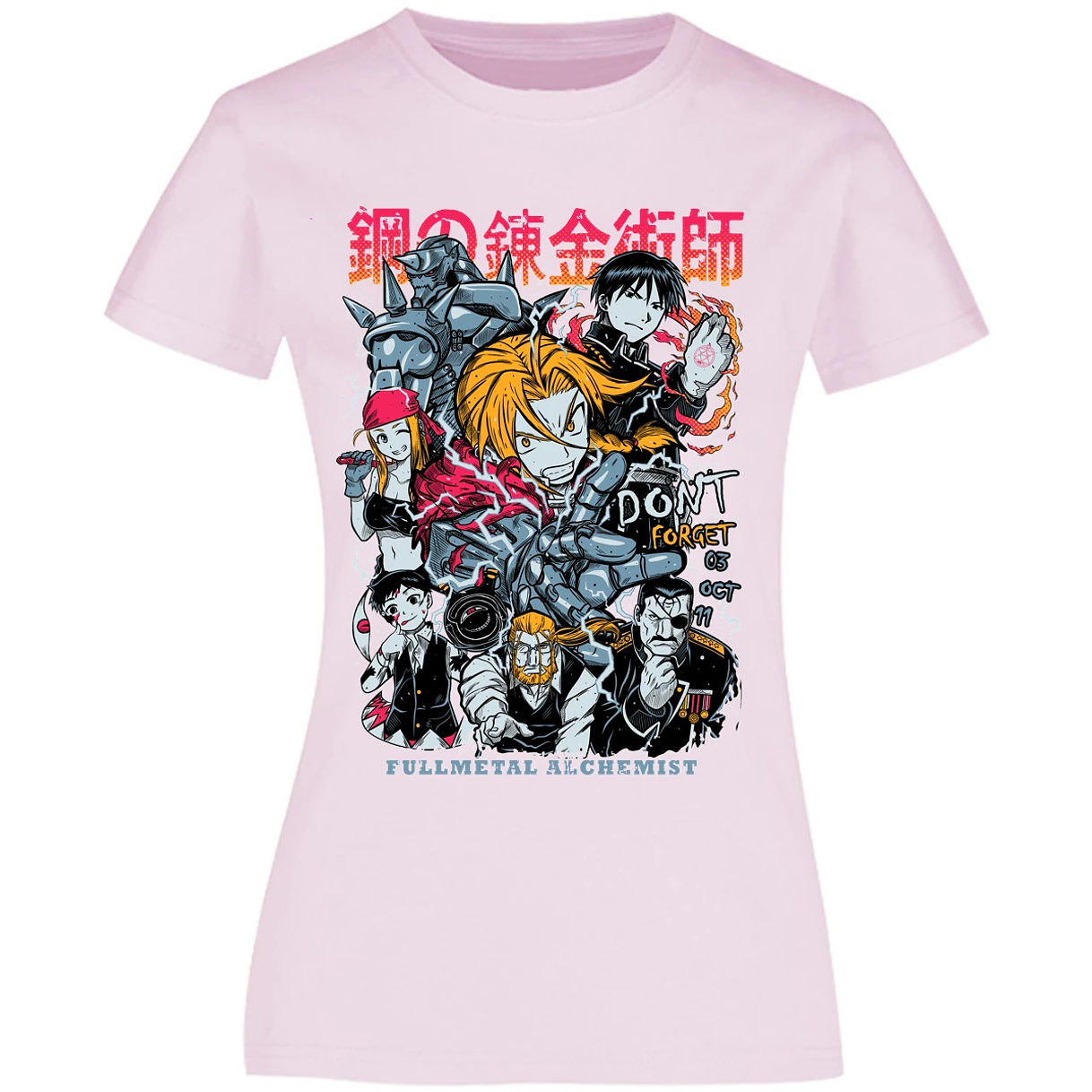 Blusa Full Metal Alchemist Full Metal Anime Blusa para Mujer 2