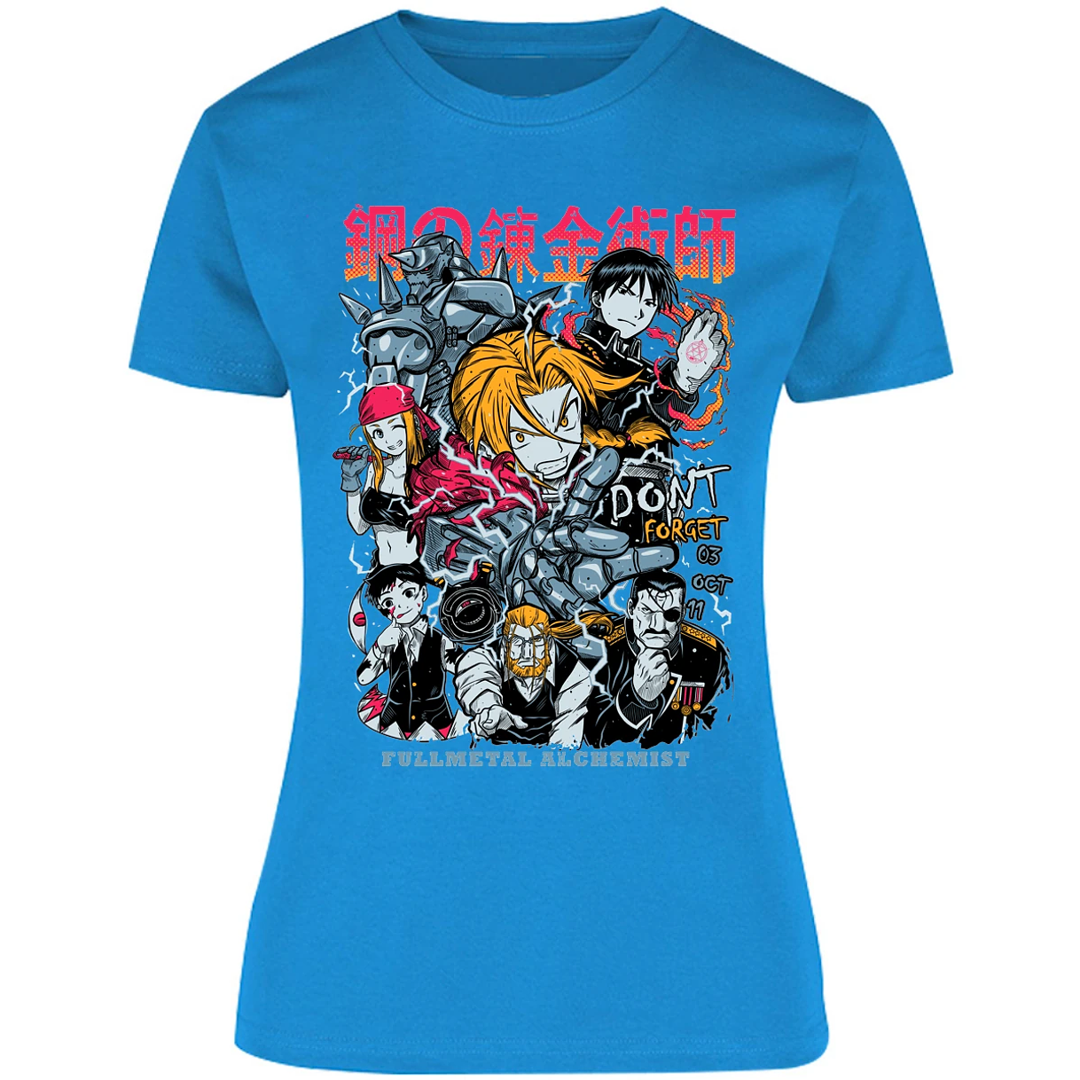 Blusa Full Metal Alchemist Full Metal Anime Blusa para Mujer 3