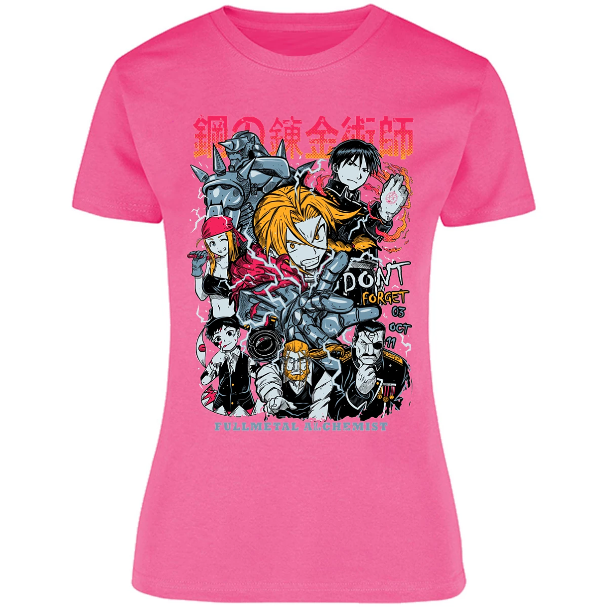 Blusa Full Metal Alchemist Full Metal Anime Blusa para Mujer 4