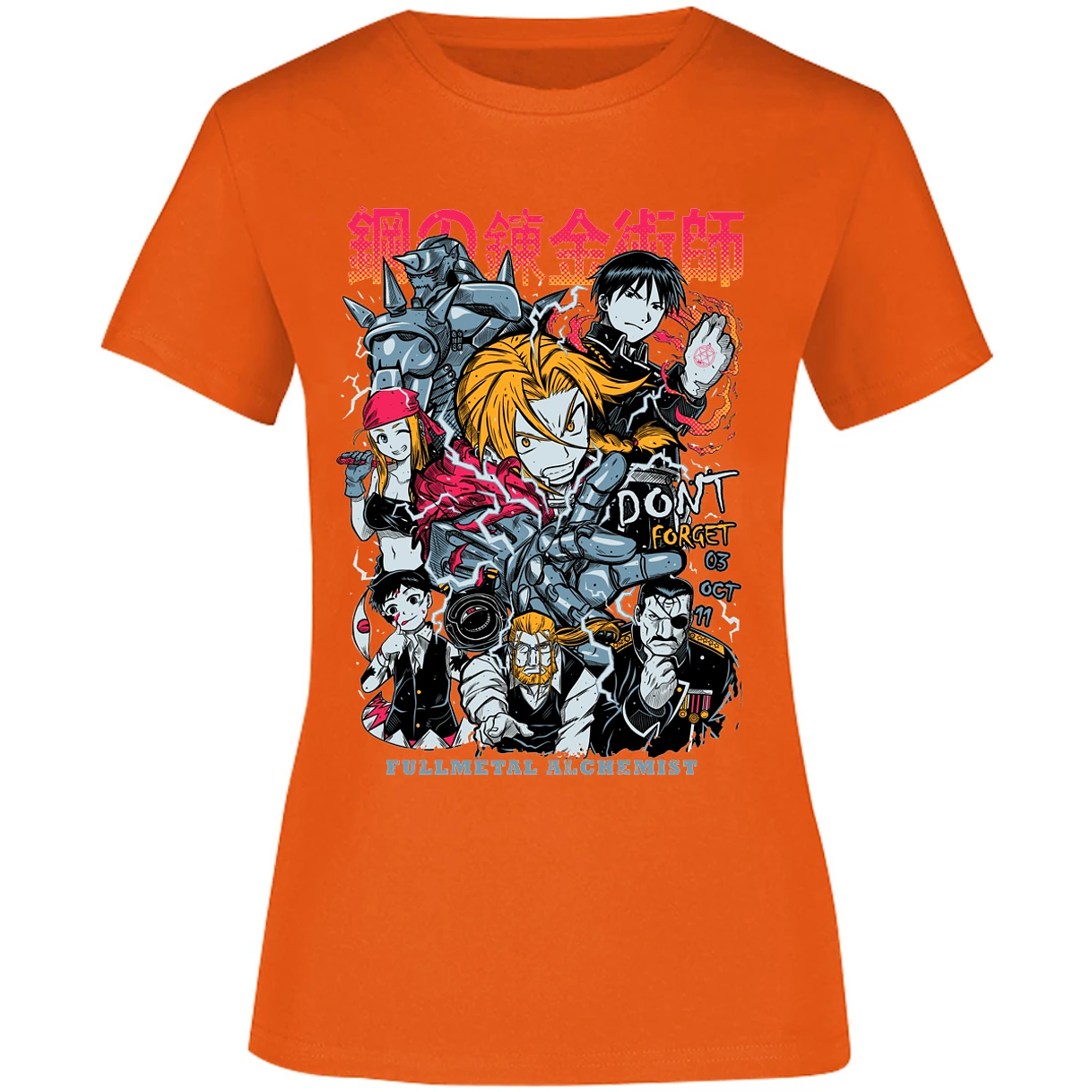 Blusa Full Metal Alchemist Full Metal Anime Blusa para Mujer 9