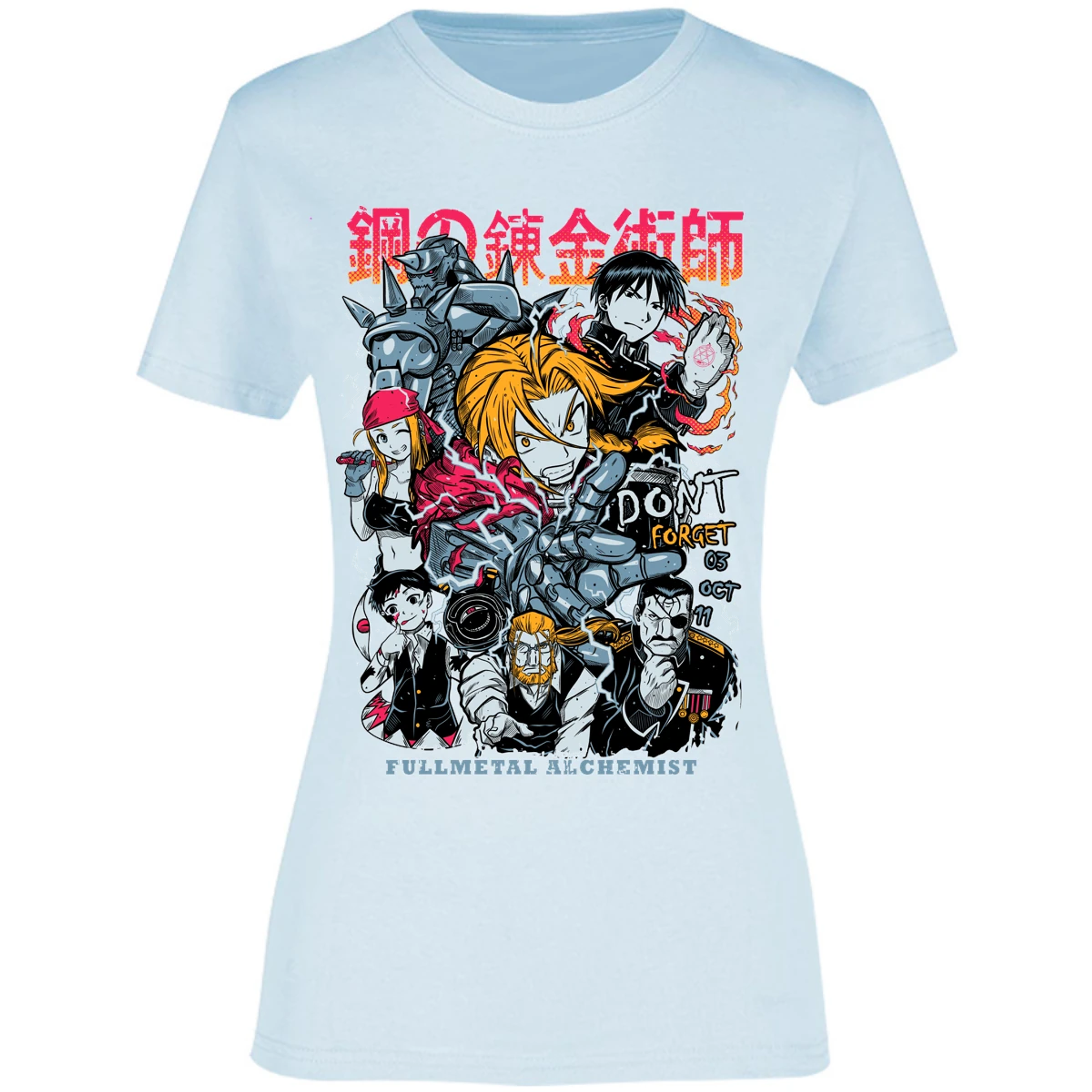 Blusa Full Metal Alchemist Full Metal Anime Blusa para Mujer 14
