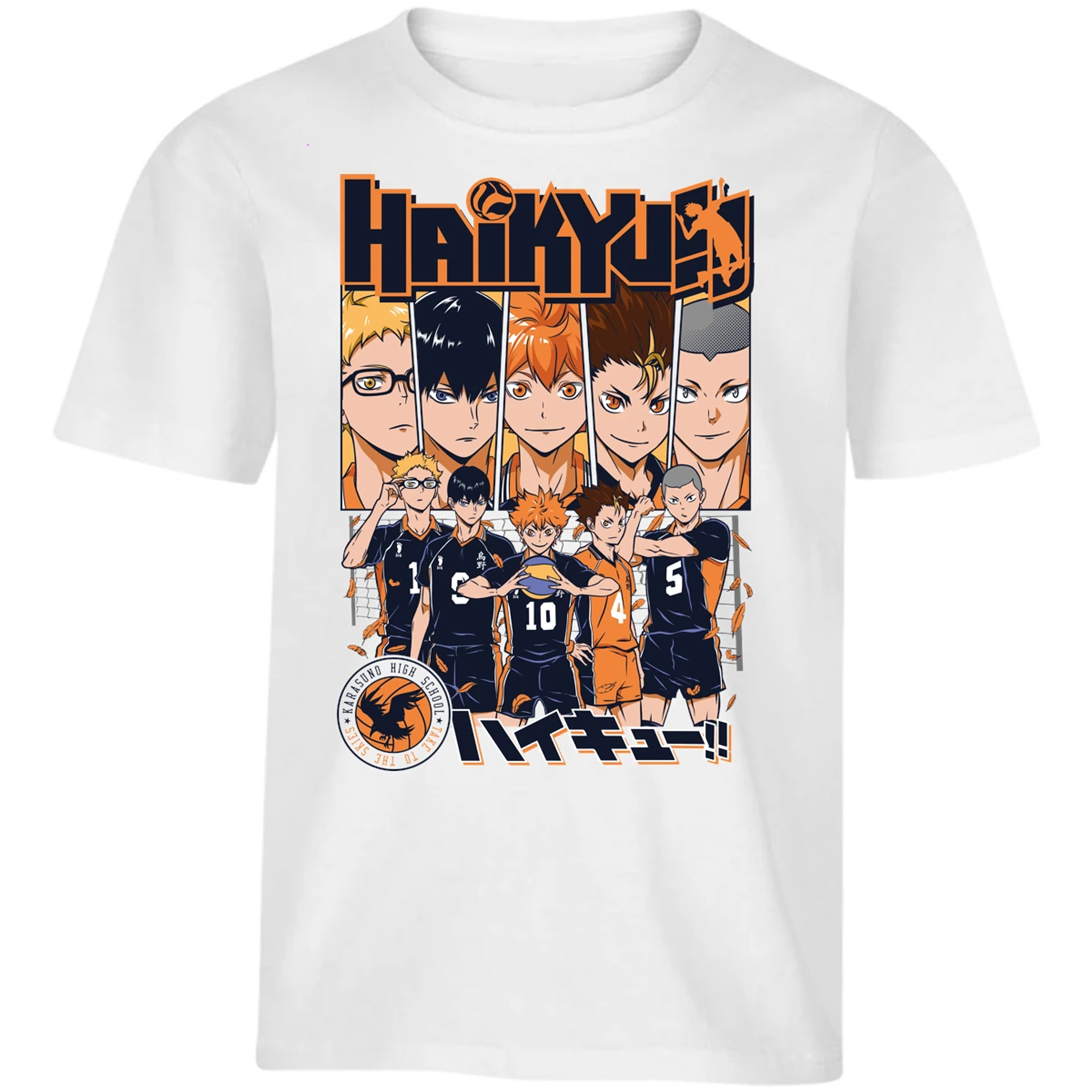 Playera Haikyuu Haikyuu Color para Niño 10