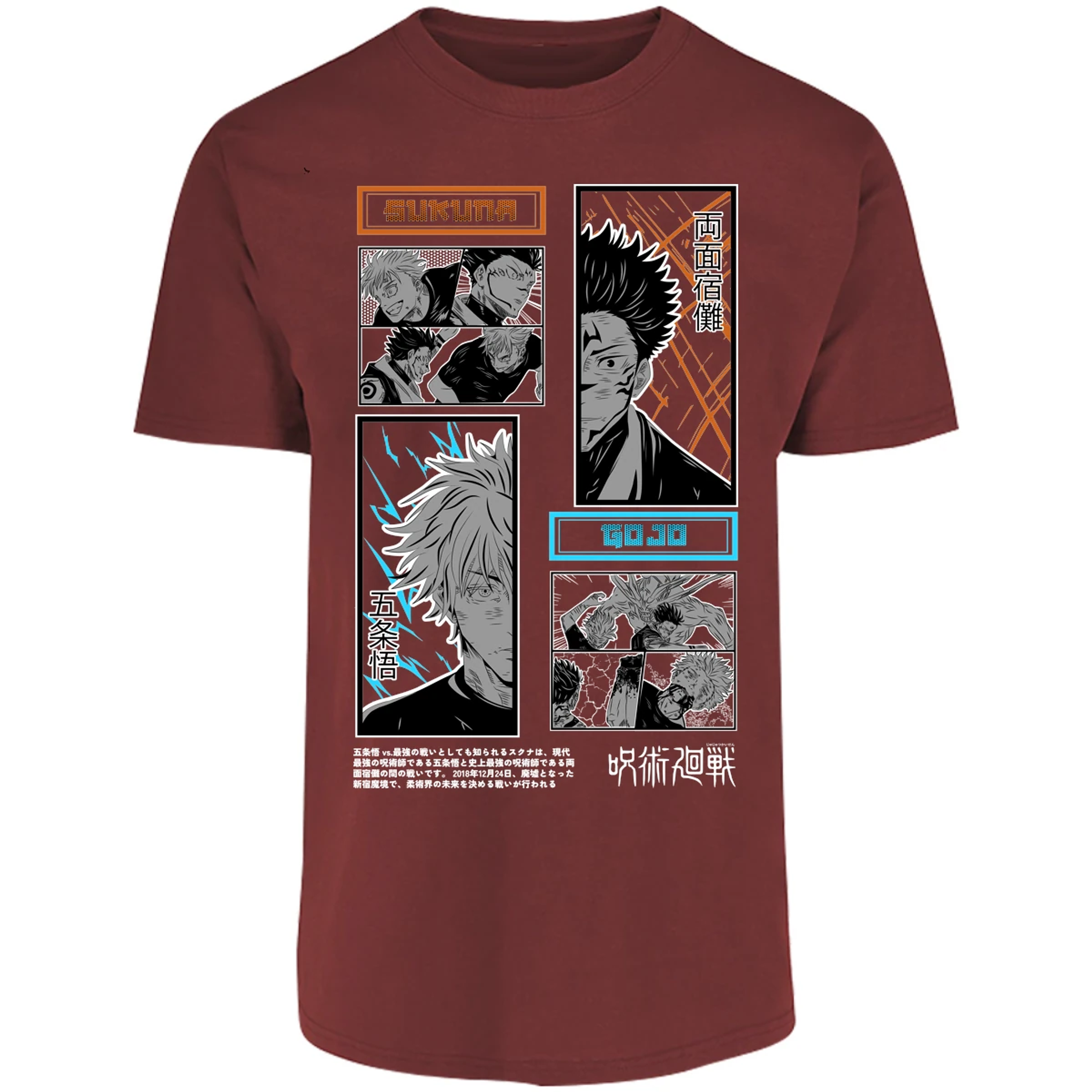 Playera Jujutsu Kaisen Gojo X Sukuna para Adulto 10