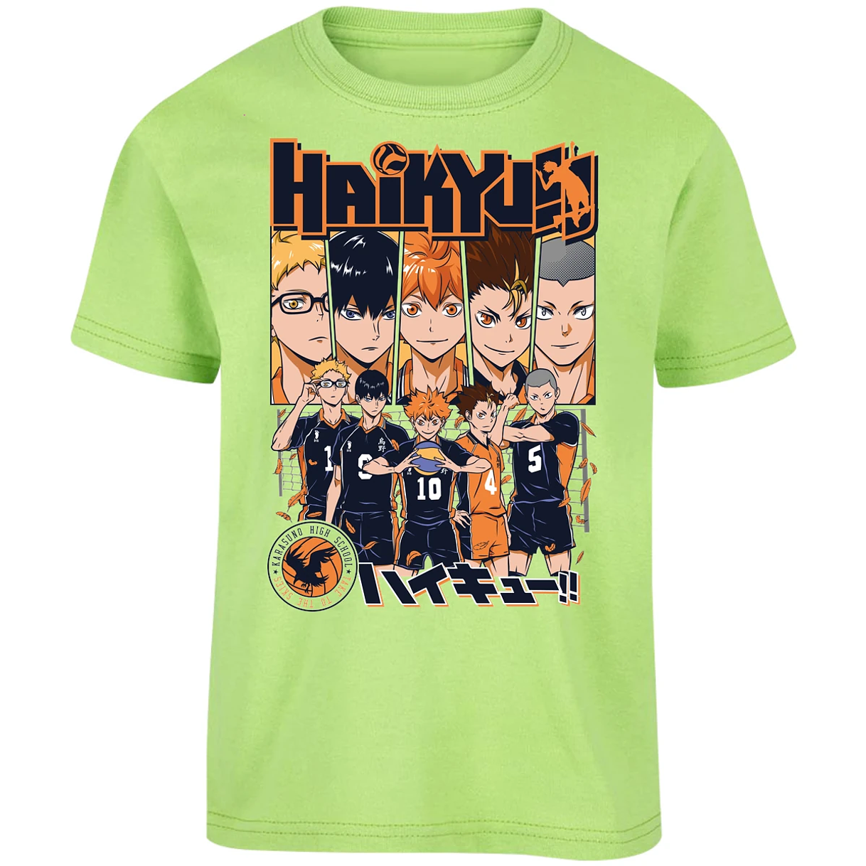 Playera Haikyuu Haikyuu Color para Niño 6