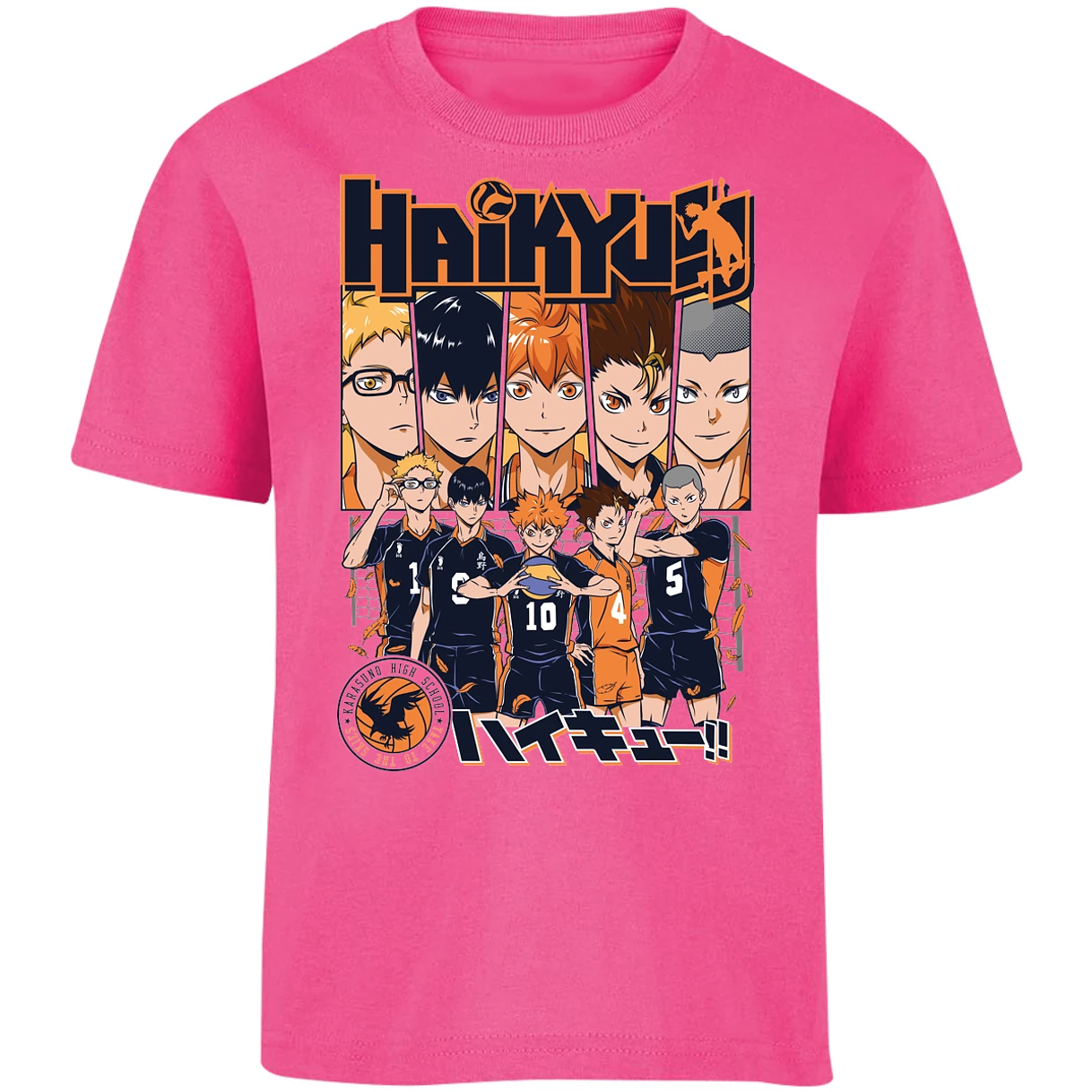 Playera Haikyuu Haikyuu Color para Niño 8