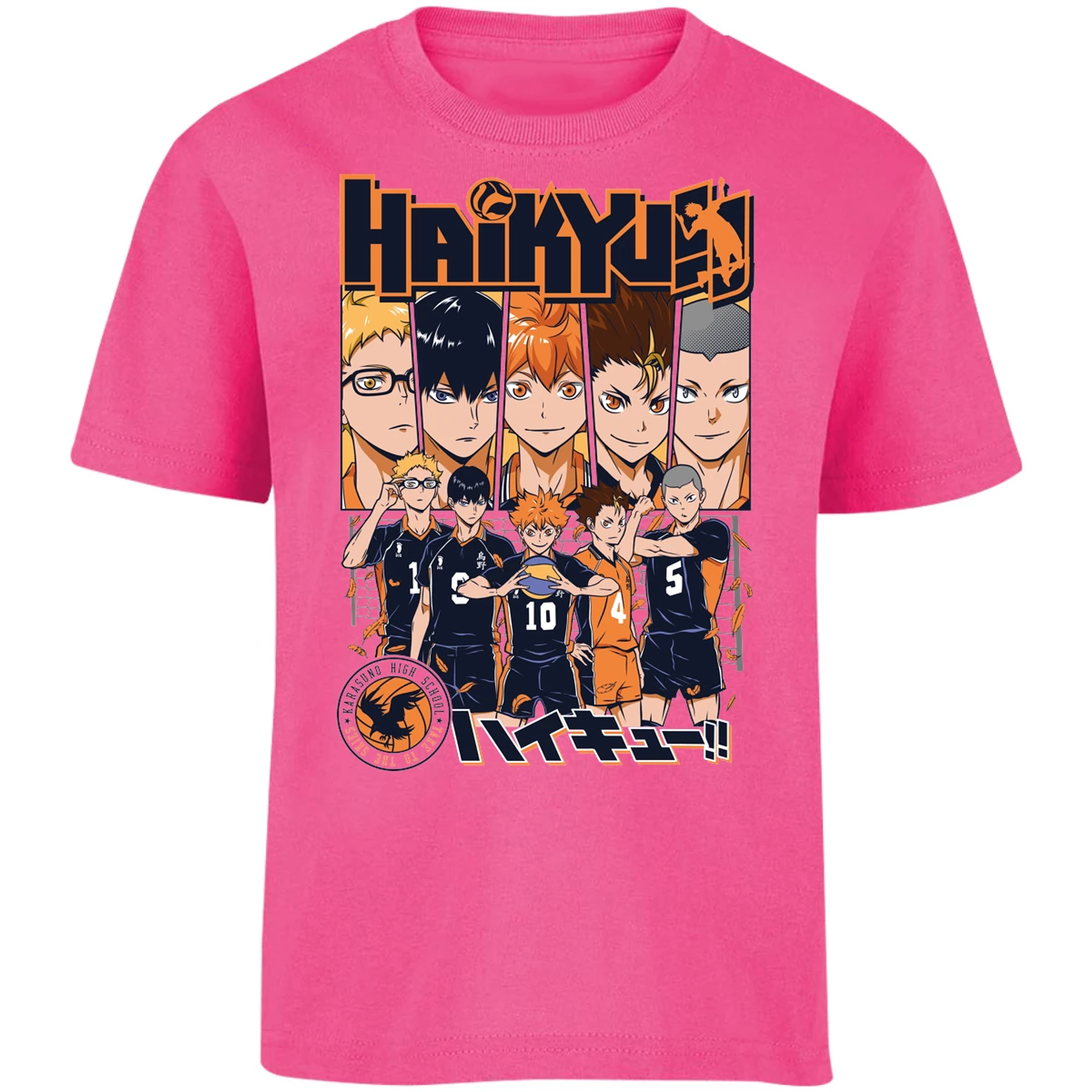 Playera Haikyuu Haikyuu Color para Niño 8