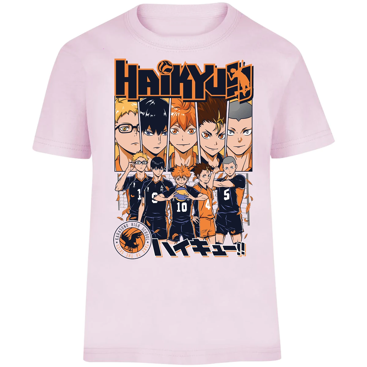 Playera Haikyuu Haikyuu Color para Niño 9