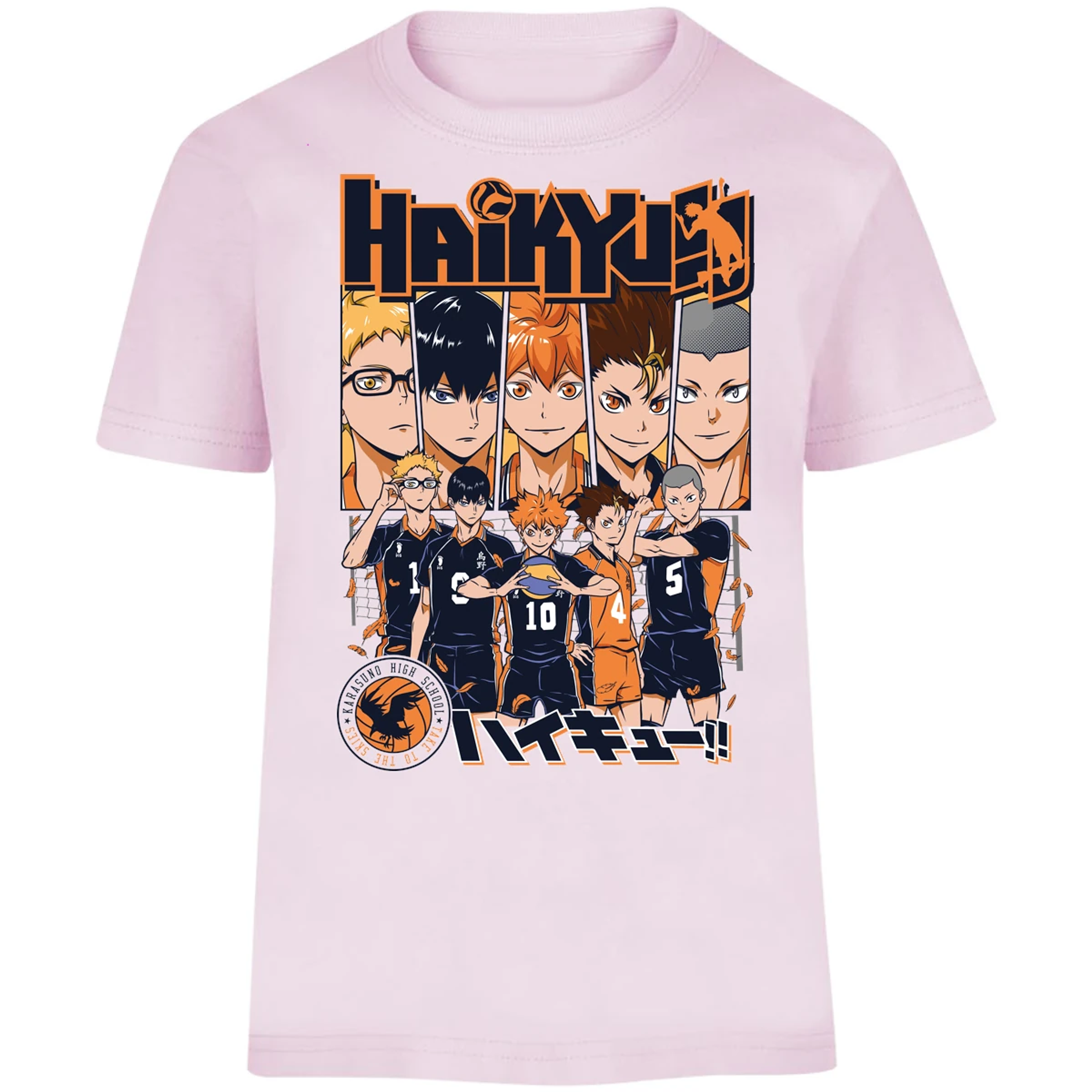 Playera Haikyuu Haikyuu Color para Niño 9