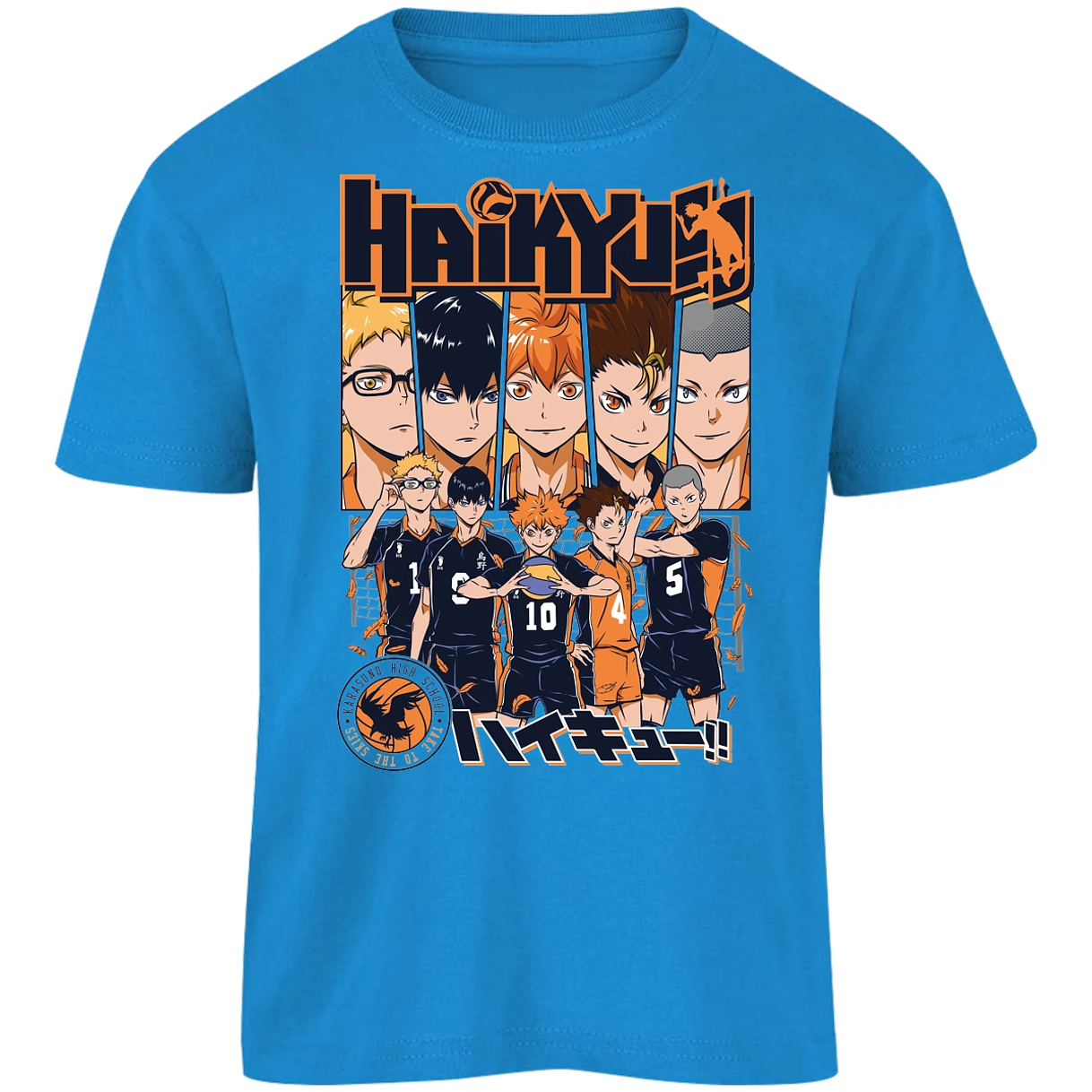 Playera Haikyuu Haikyuu Color para Niño 12