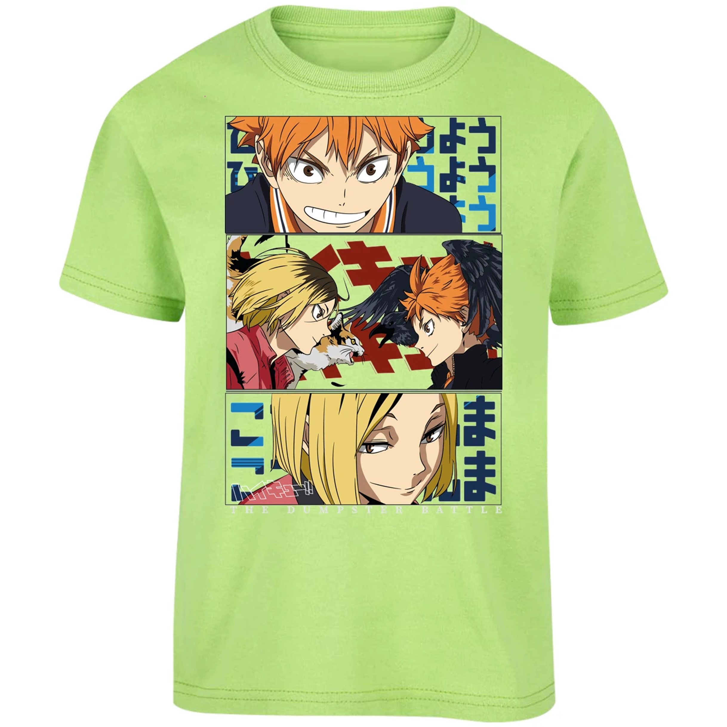 Playera Haikyuu Haikyuu Dumpster Battle para Niño 11