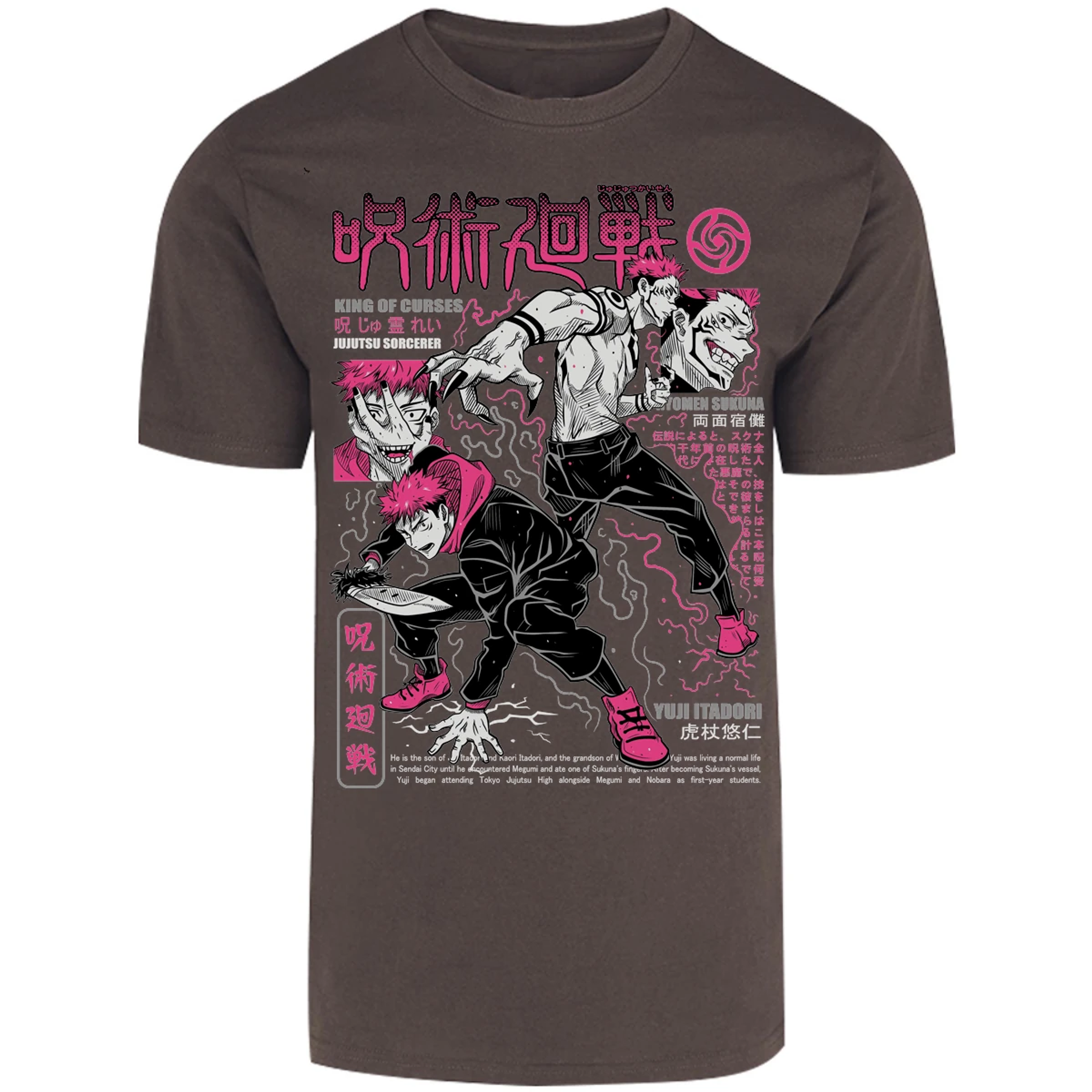 Playera Jujutsu Kaisen Itadori X Sukuna para Adulto 21