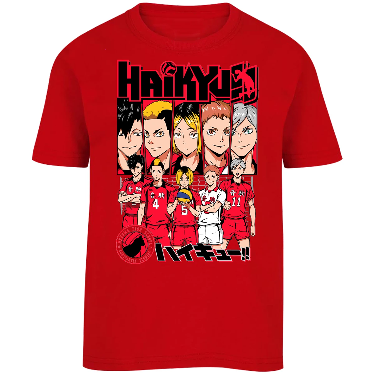 Playera Haikyuu Haikyuu Nekoma para Niño 11