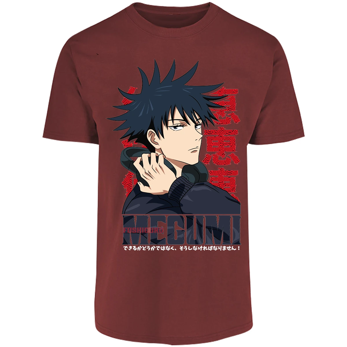Playera Jujutsu Kaisen Megumi Anime para Adulto 2
