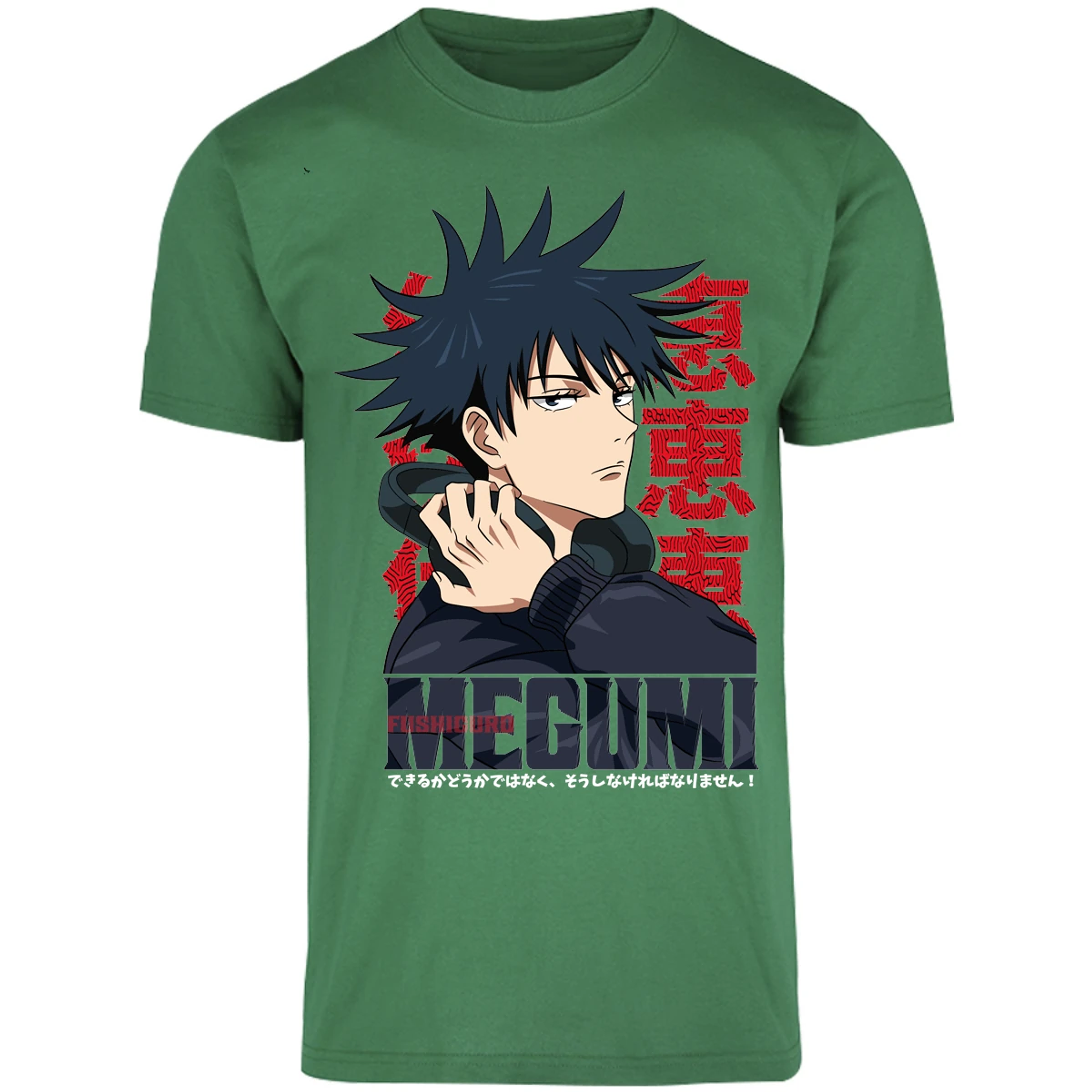 Playera Jujutsu Kaisen Megumi Anime para Adulto 10