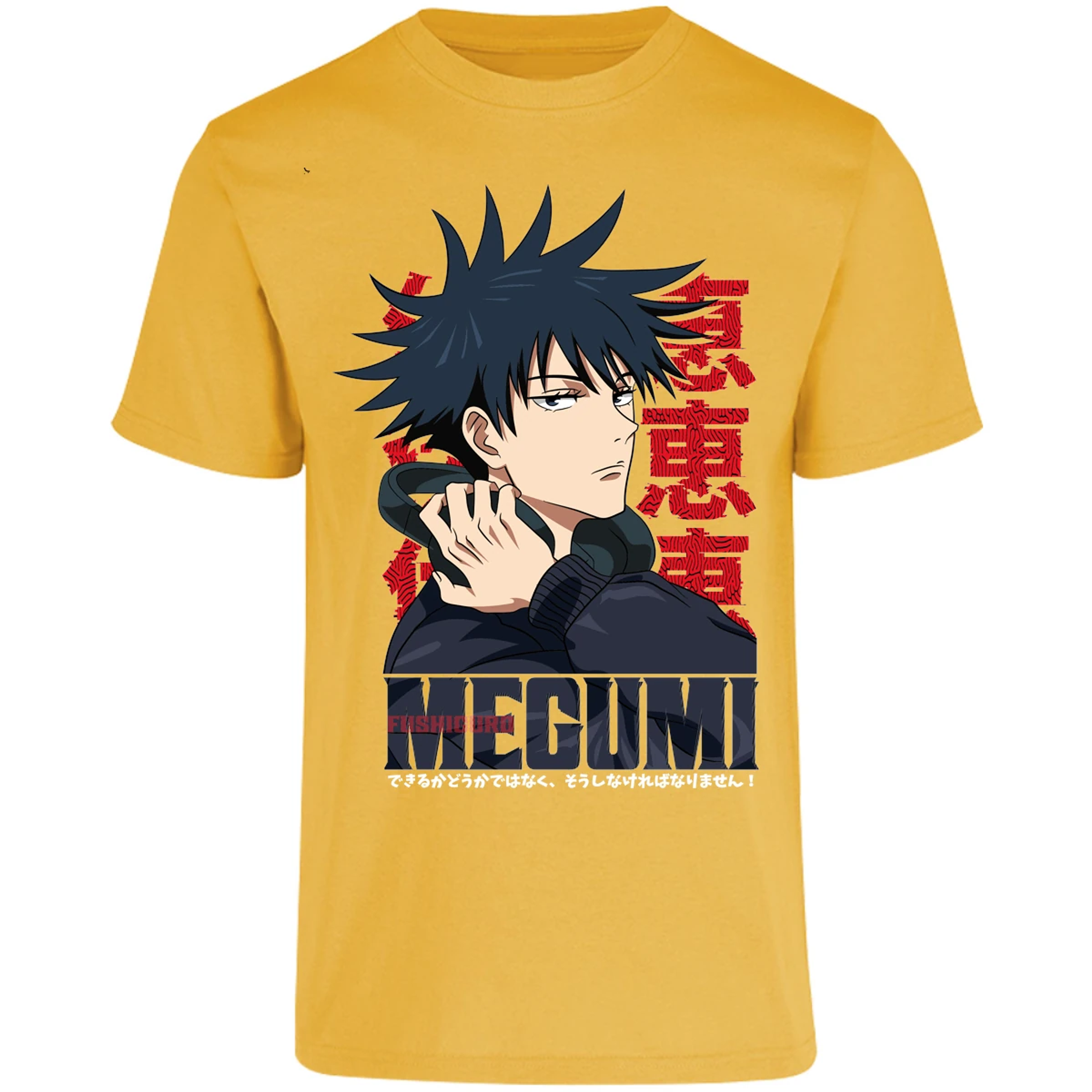 Playera Jujutsu Kaisen Megumi Anime para Adulto 16