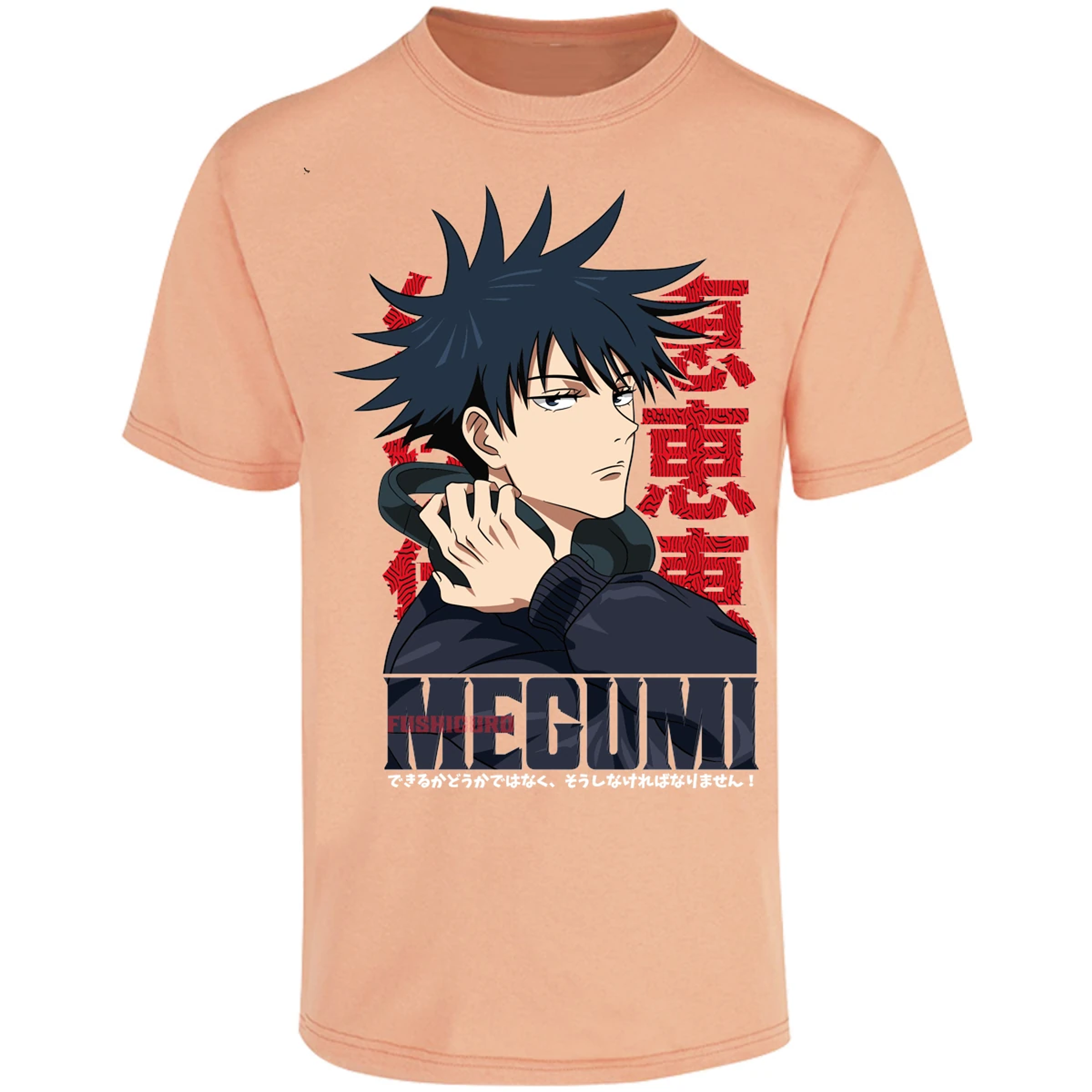 Playera Jujutsu Kaisen Megumi Anime para Adulto 25