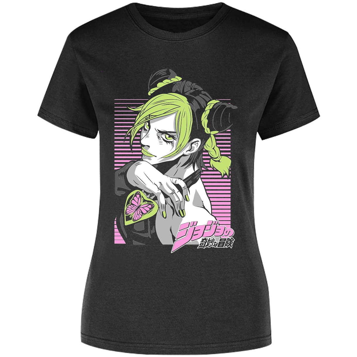 Blusa Jojos Jolyne Cujoh Anime Blusa para Mujer 7