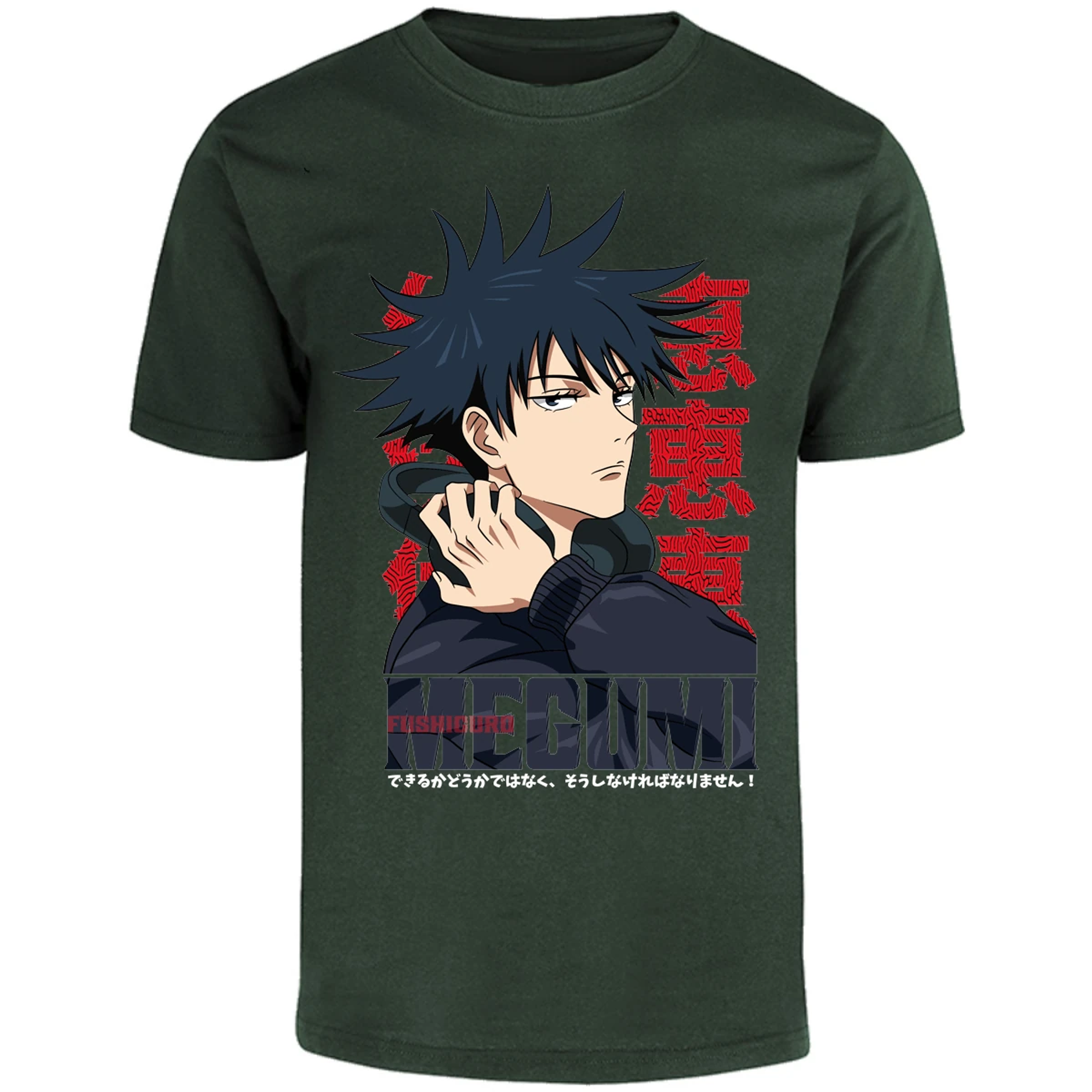 Playera Jujutsu Kaisen Megumi Anime para Adulto 26