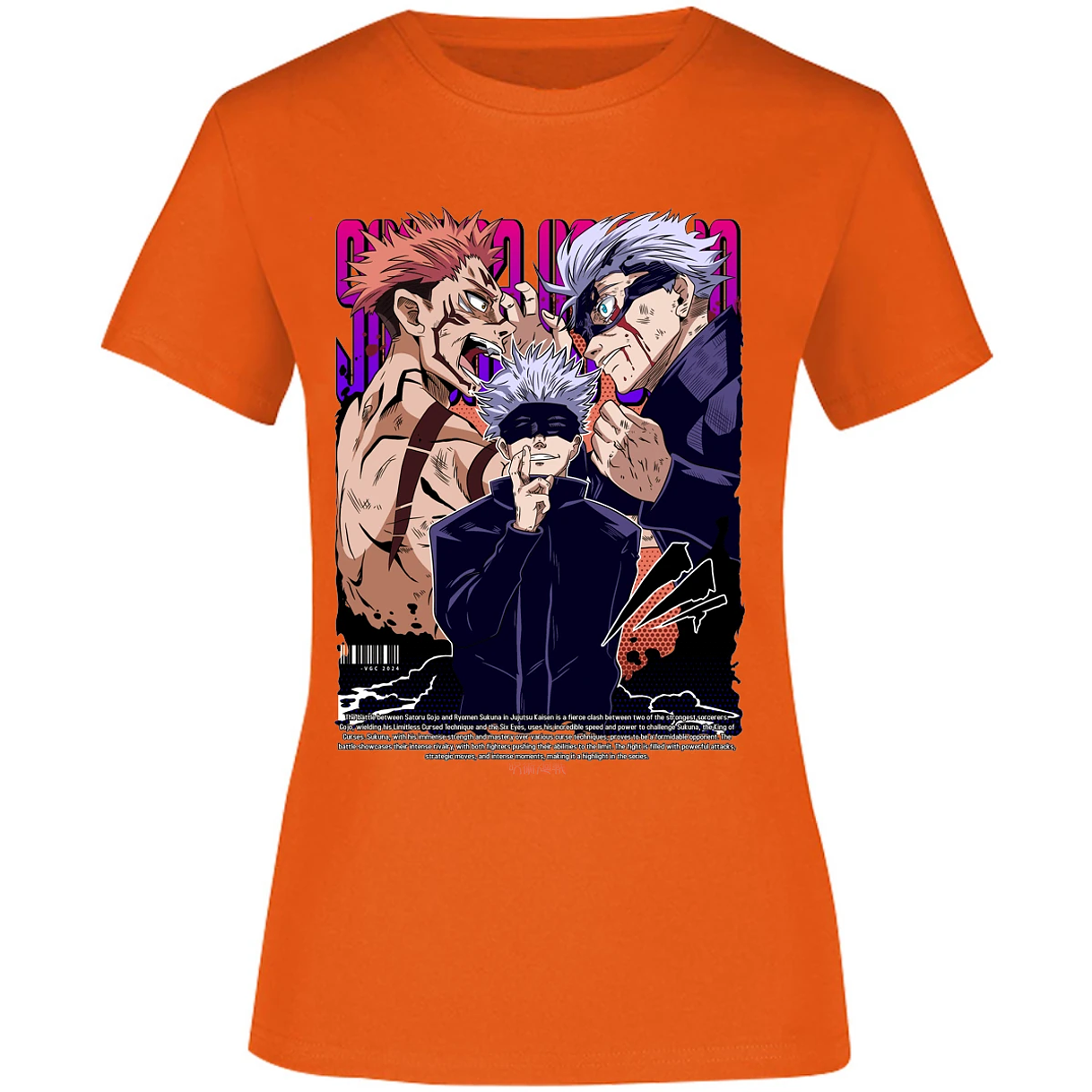 Blusa Jujutsu Kaisen Anime Gojo Sukuna Blusa para Mujer 5