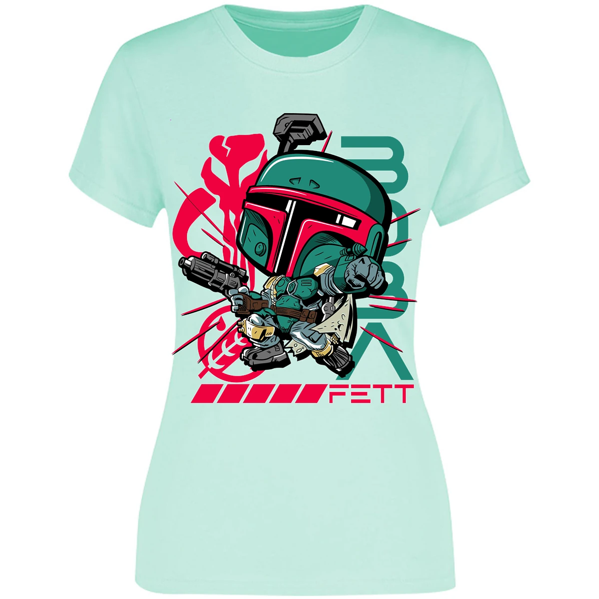 Blusa Funko Funko Bobba Fett Blusa para Mujer 8