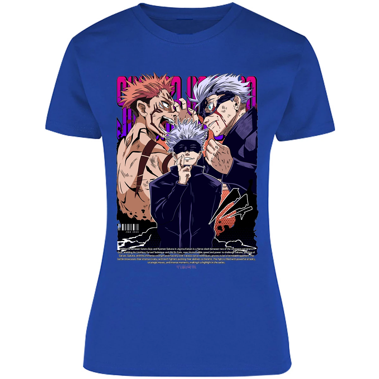 Blusa Jujutsu Kaisen Anime Gojo Sukuna Blusa para Mujer 13