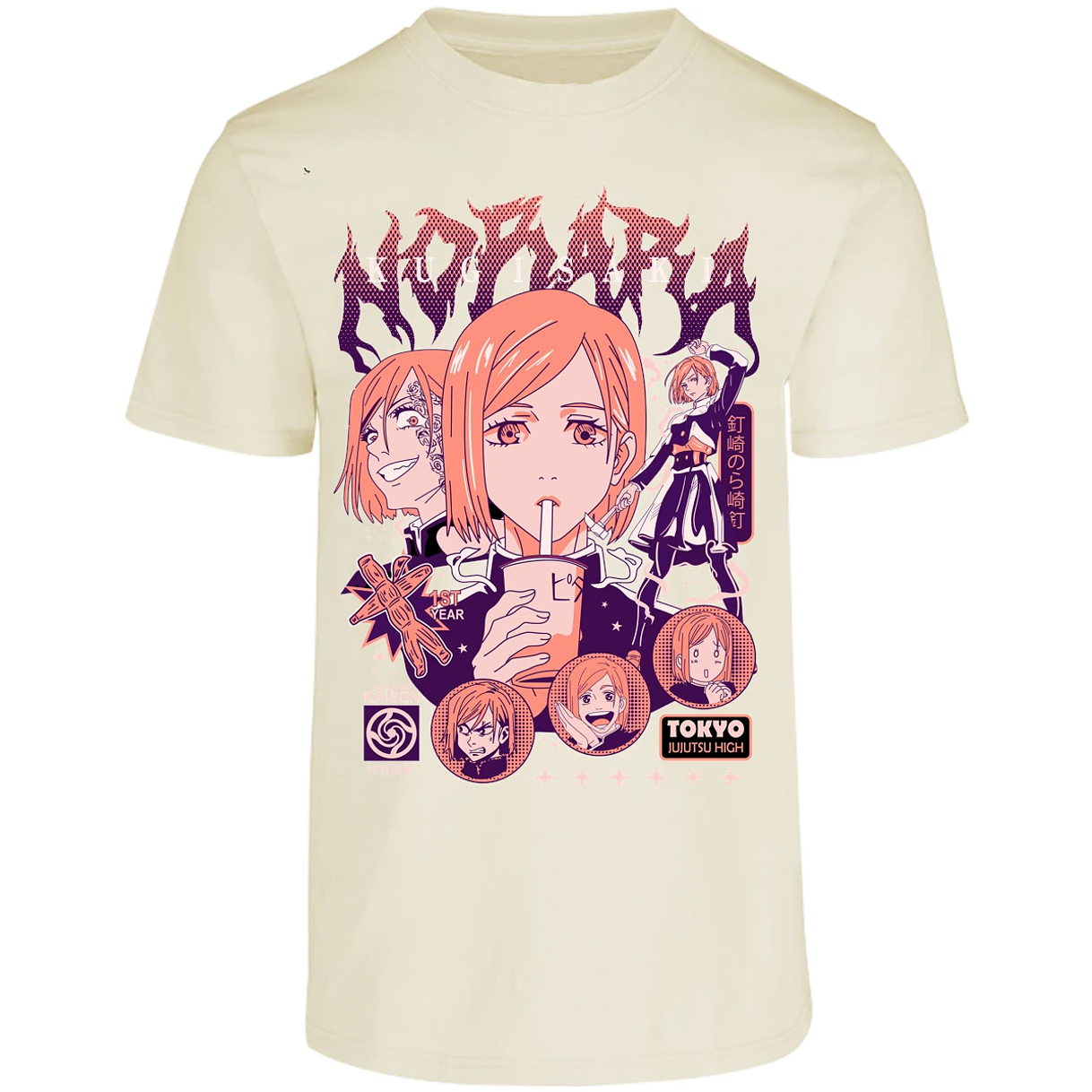Playera Jujutsu Kaisen Nobara Anime para Adulto 13