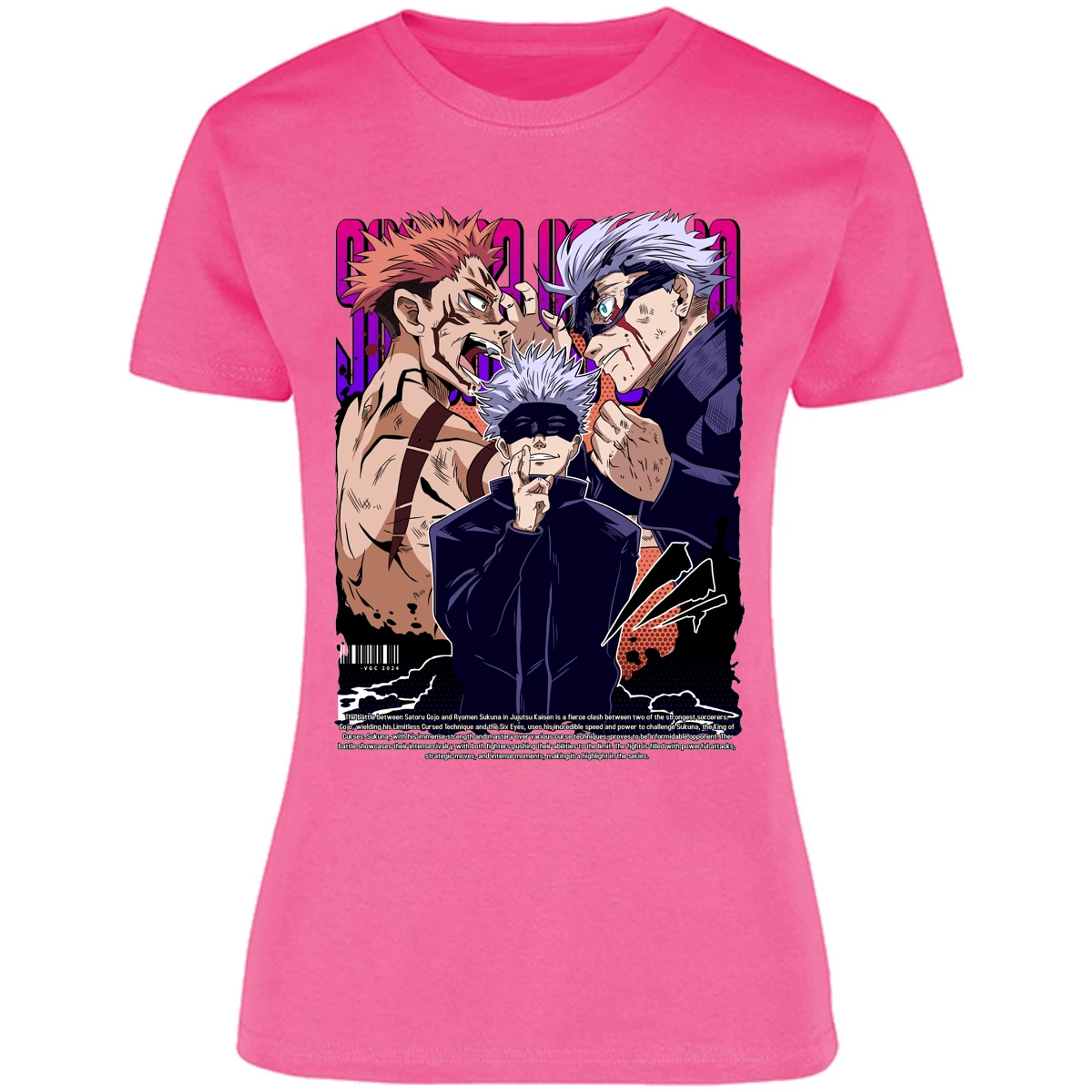 Blusa Jujutsu Kaisen Anime Gojo Sukuna Blusa para Mujer 14