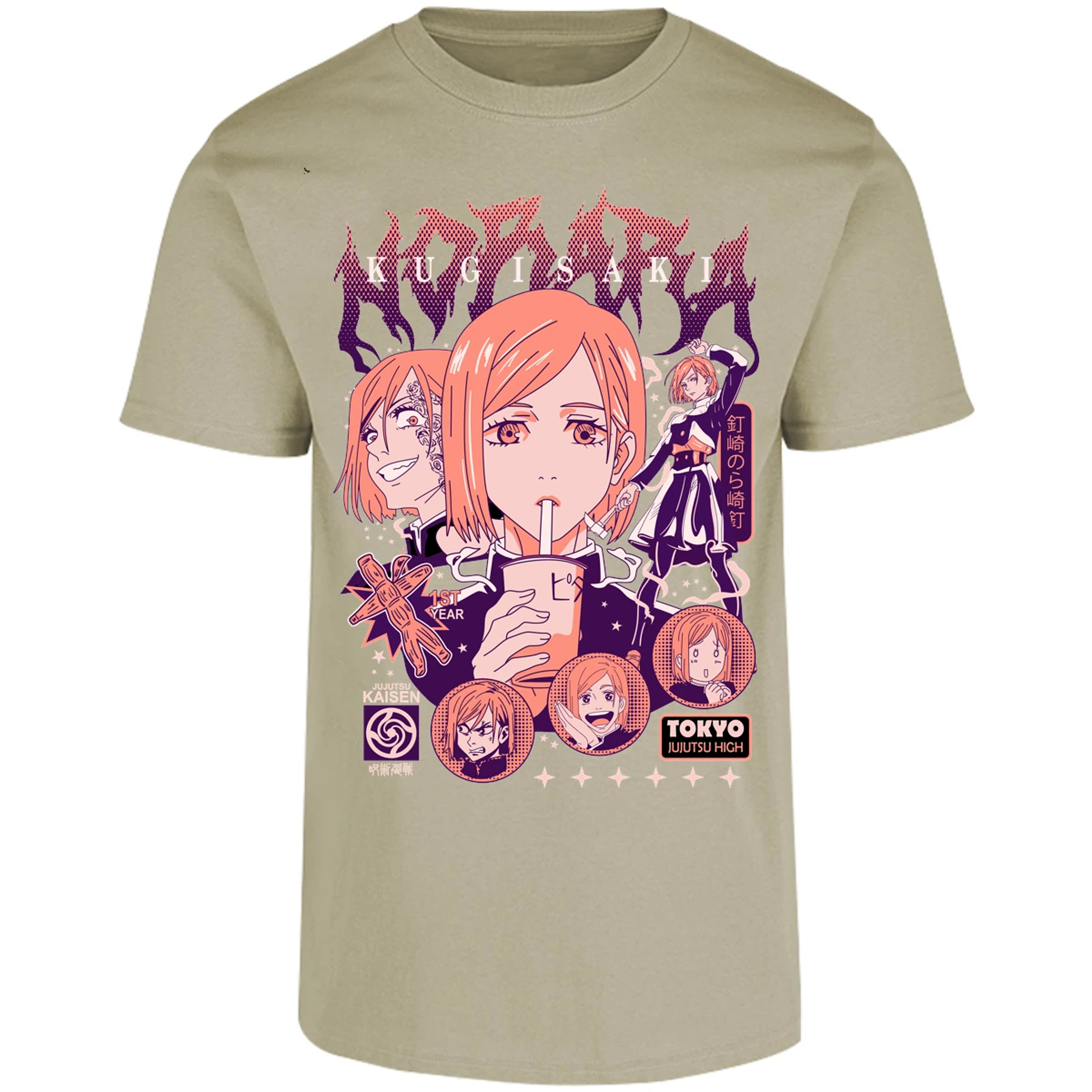 Playera Jujutsu Kaisen Nobara Anime para Adulto 5