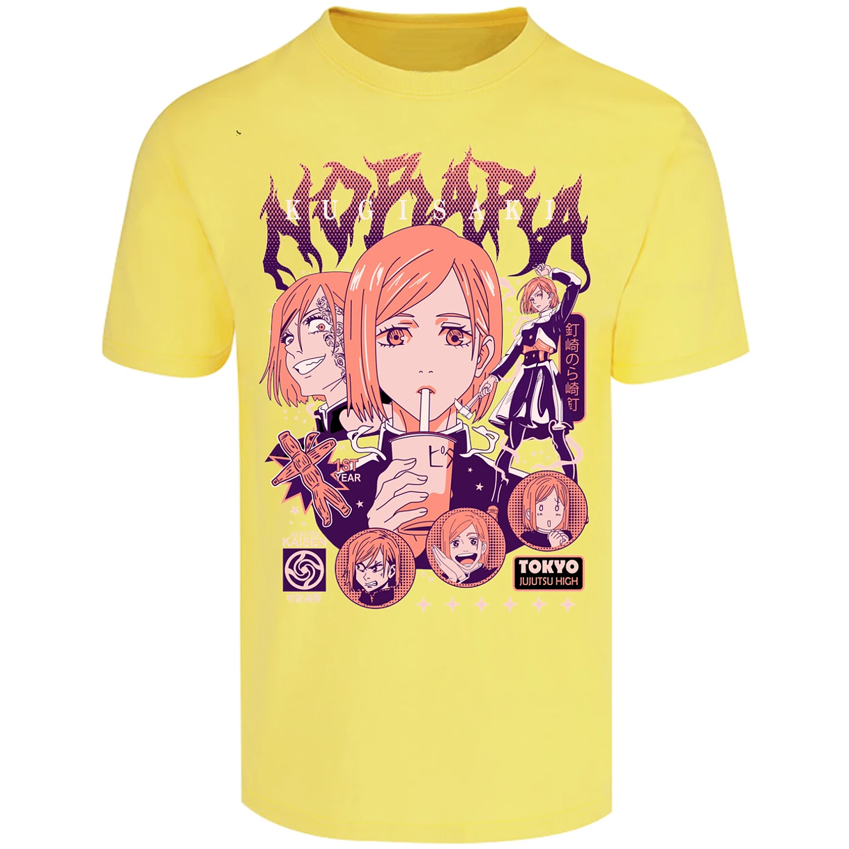Playera Jujutsu Kaisen Nobara Anime para Adulto 10