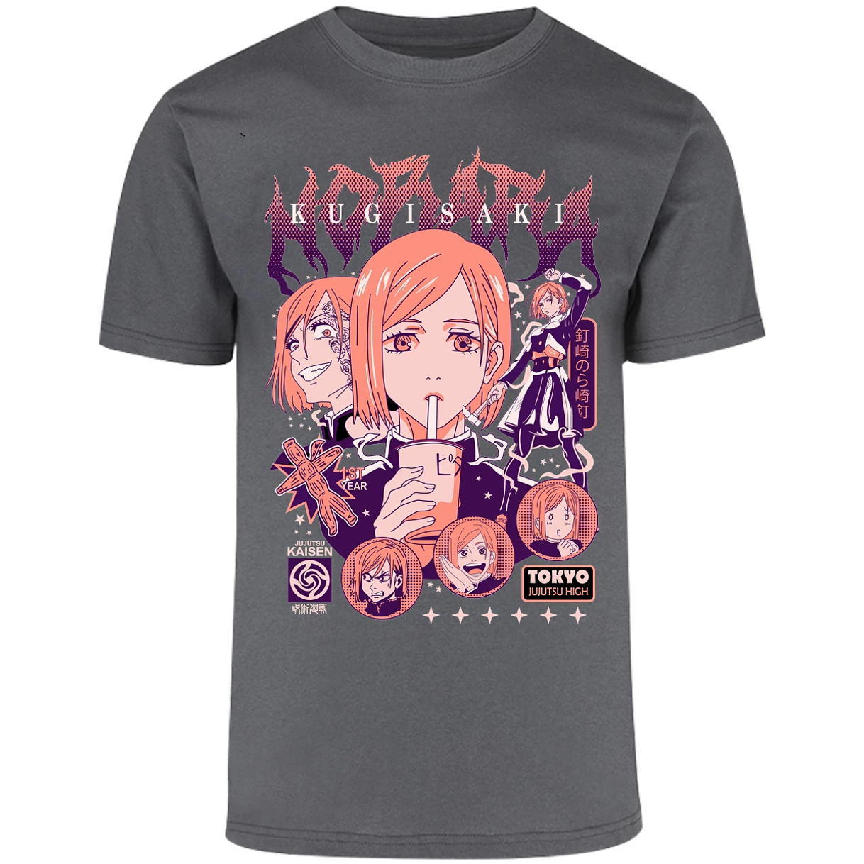 Playera Jujutsu Kaisen Nobara Anime para Adulto 9