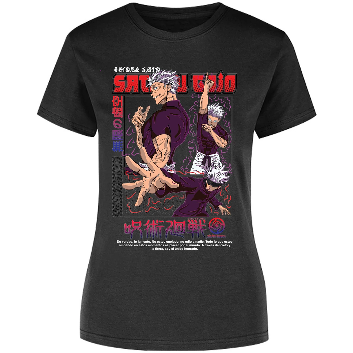 Blusa Jujutsu Kaisen Gojo Anime Blusa para Mujer 4