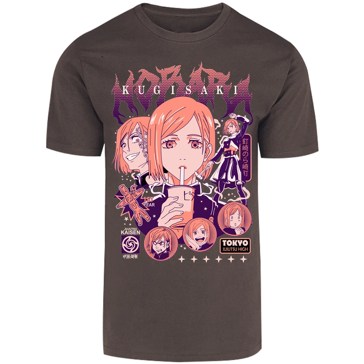 Playera Jujutsu Kaisen Nobara Anime para Adulto 24