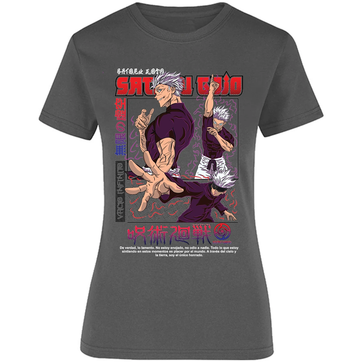 Blusa Jujutsu Kaisen Gojo Anime Blusa para Mujer 9