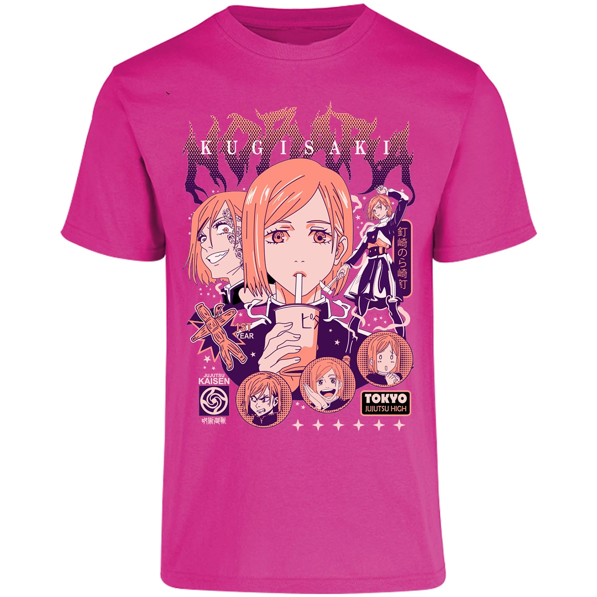 Playera Jujutsu Kaisen Nobara Anime para Adulto 6